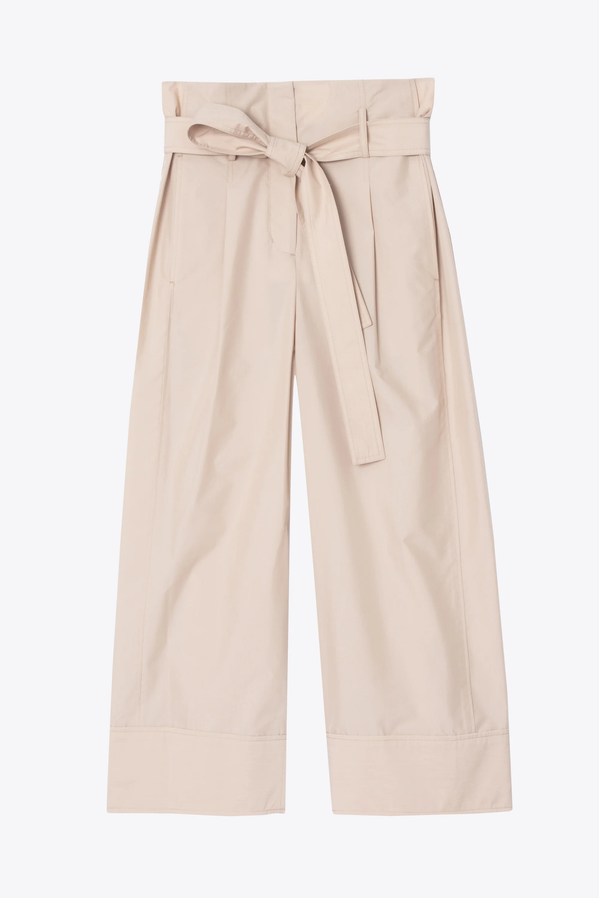 Poplin Wide Leg Pant