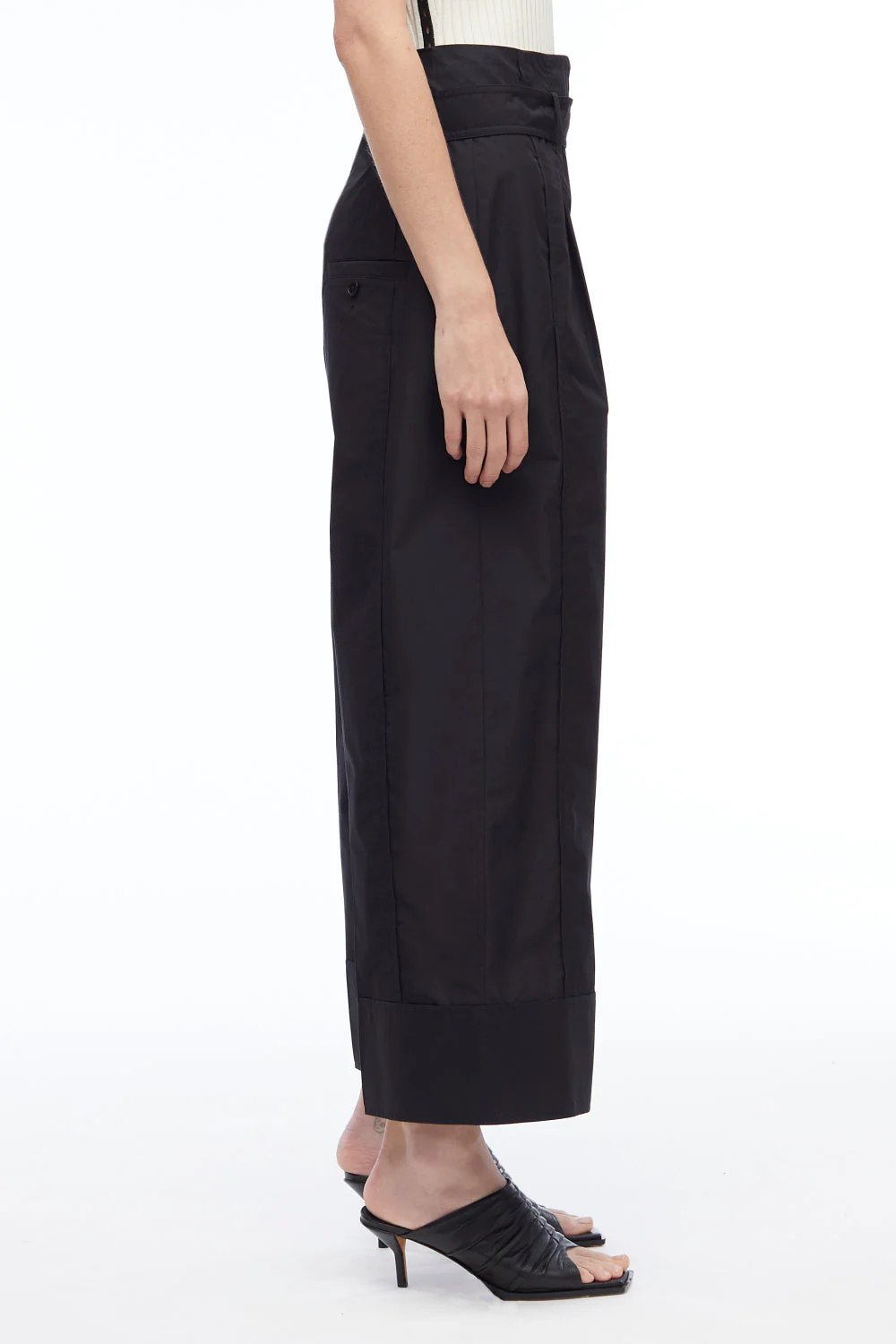 Poplin Wide Leg Pant - Image 3