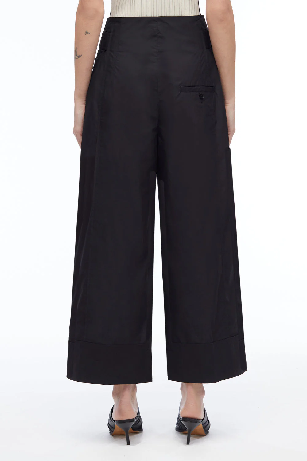 Poplin Wide Leg Pant - Image 4