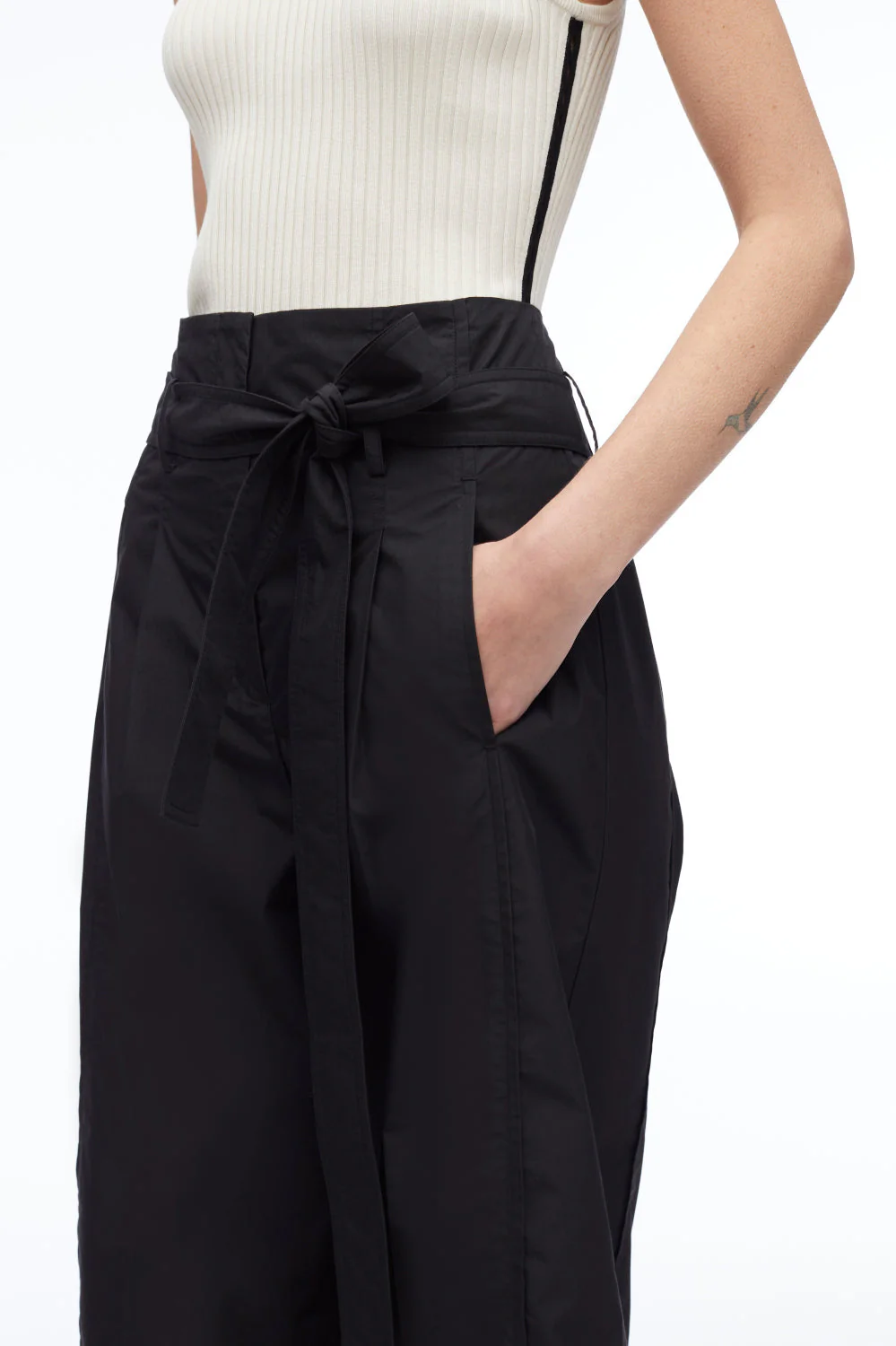 Poplin Wide Leg Pant - Image 5