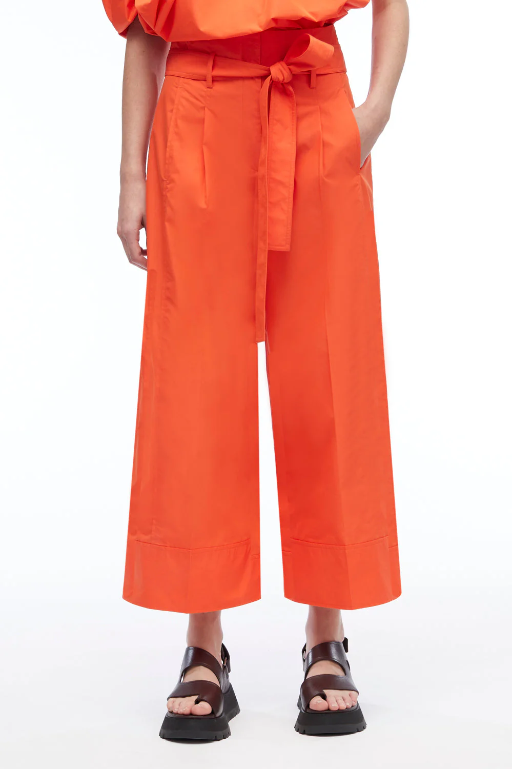 Poplin Wide Leg Pant - Image 7