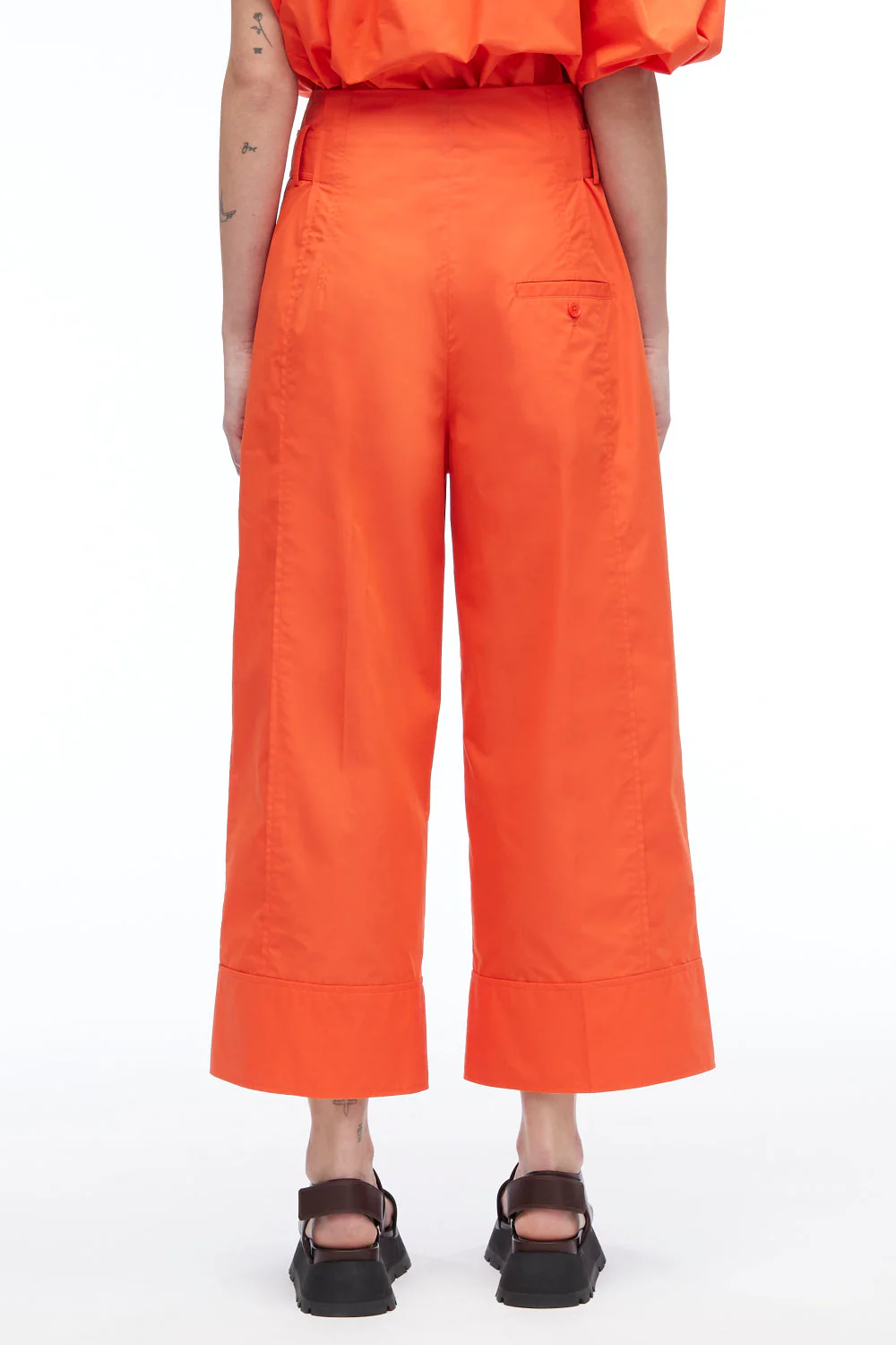 Poplin Wide Leg Pant - Image 9