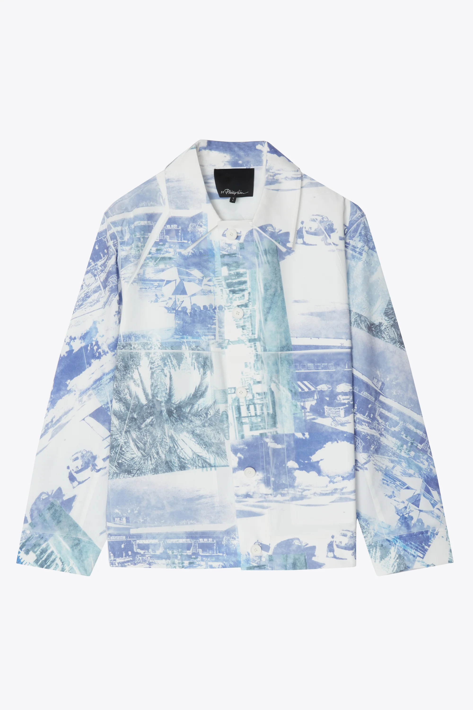 Postcard Print Field Jacket