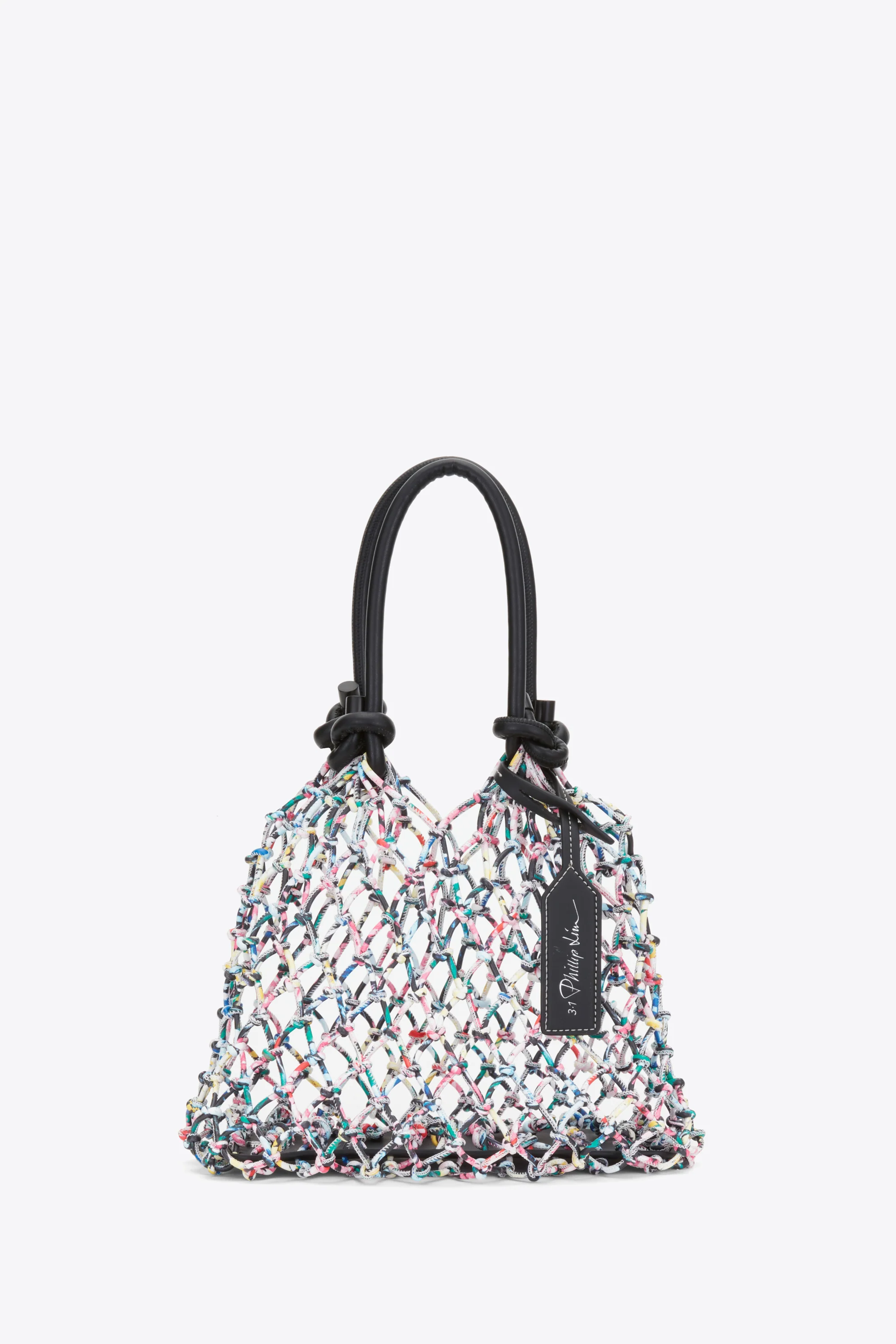 Printed Macrame Mini Sac - Image 4