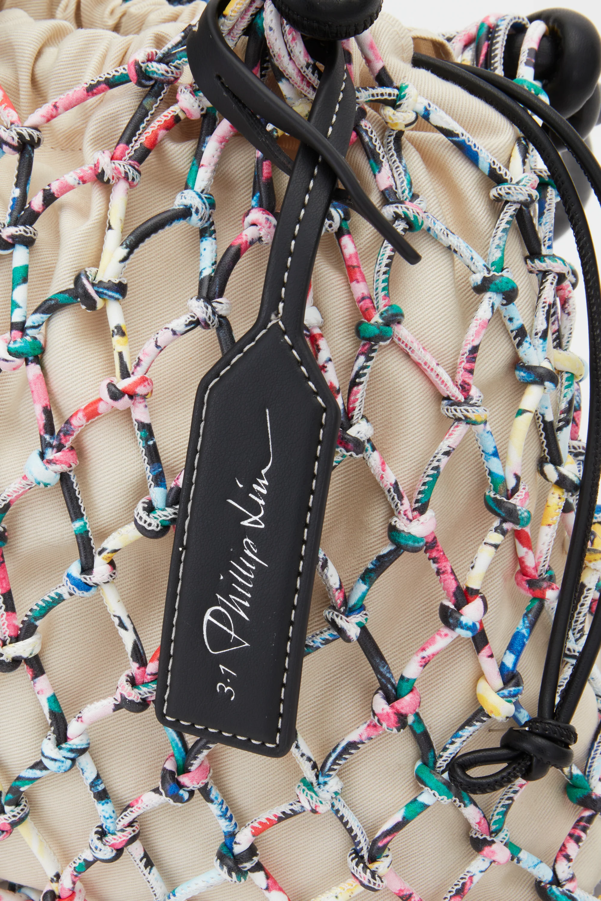 Printed Macrame Mini Sac - Image 5