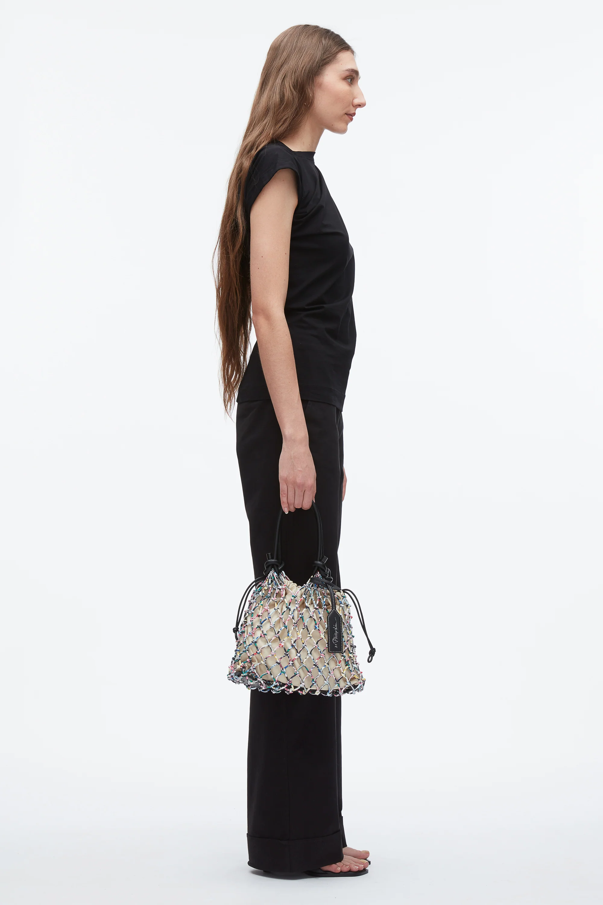 Printed Macrame Mini Sac - Image 6
