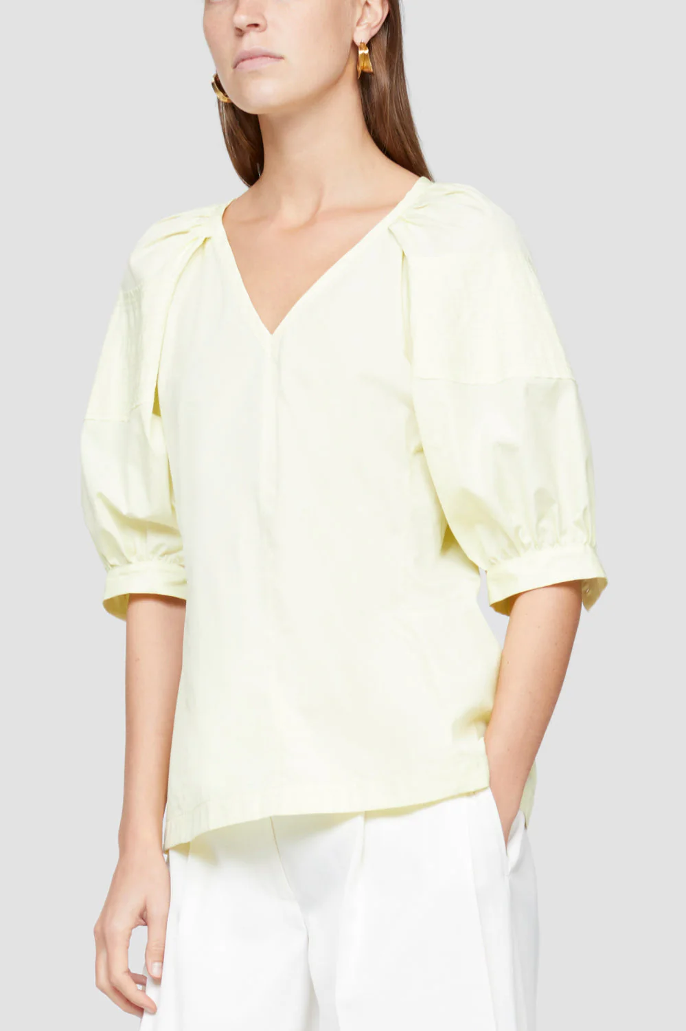 Puff Sleeve Woven Top - Image 3