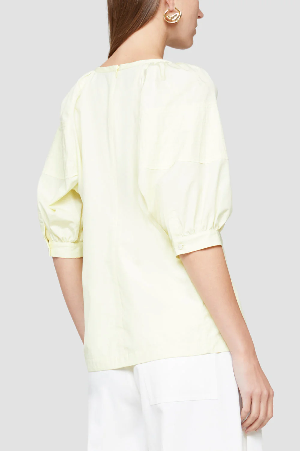 Puff Sleeve Woven Top - Image 5