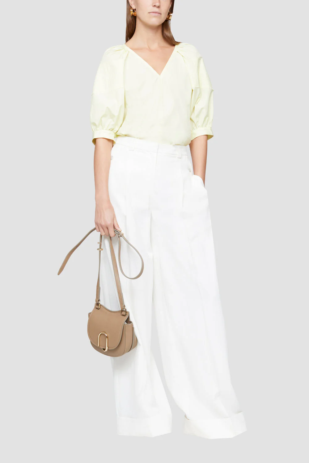 Puff Sleeve Woven Top - Image 7