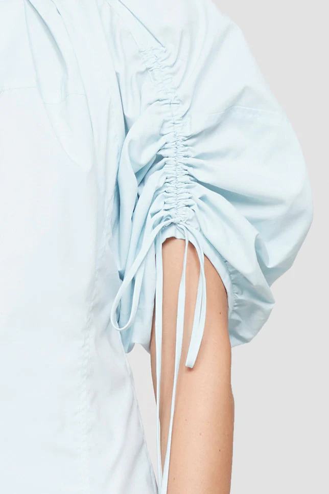 Puffed Sleeve Blouse W Shirring D - Image 5