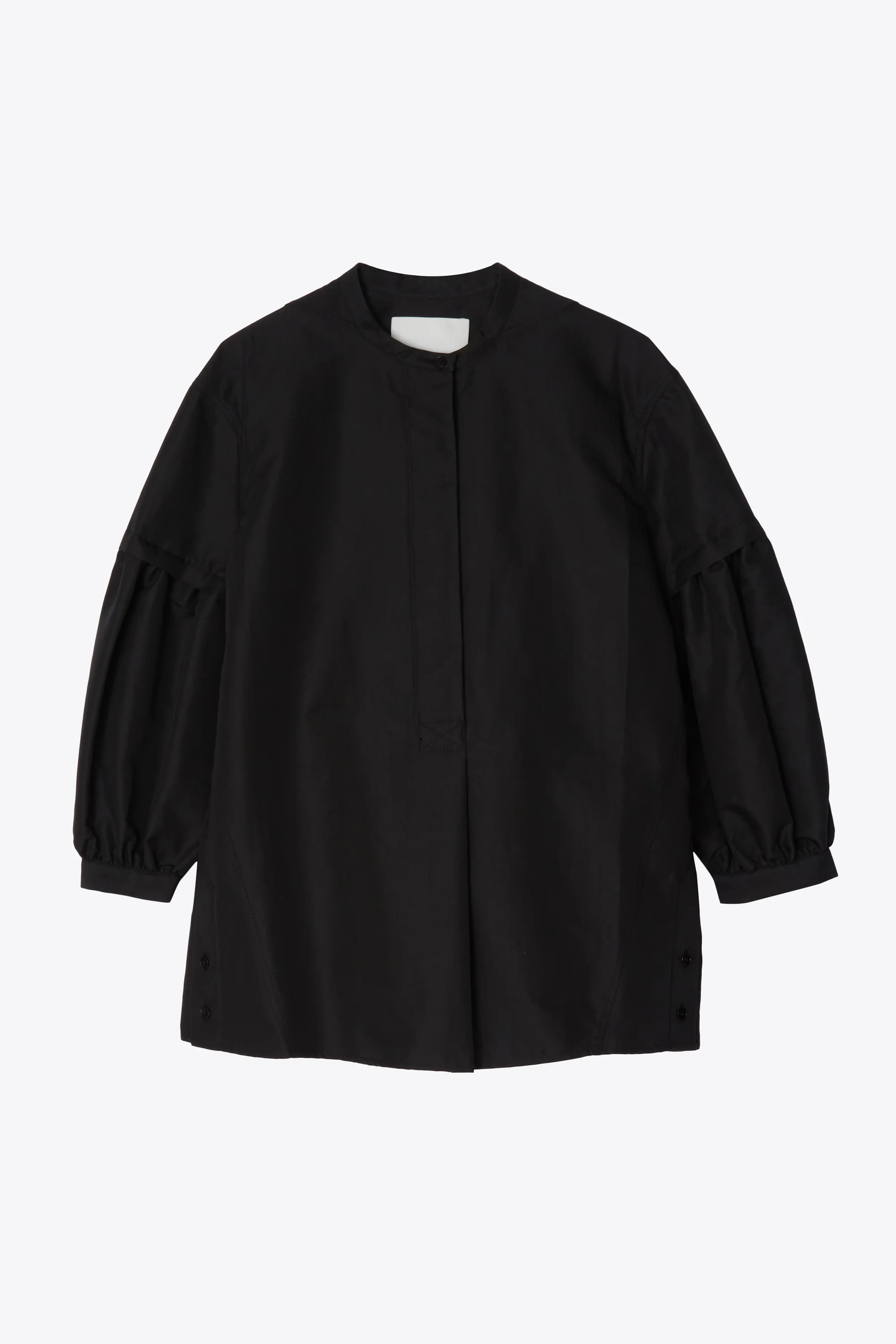 Pullover Blouse With 3/4 Poet Sleeves - Image 2