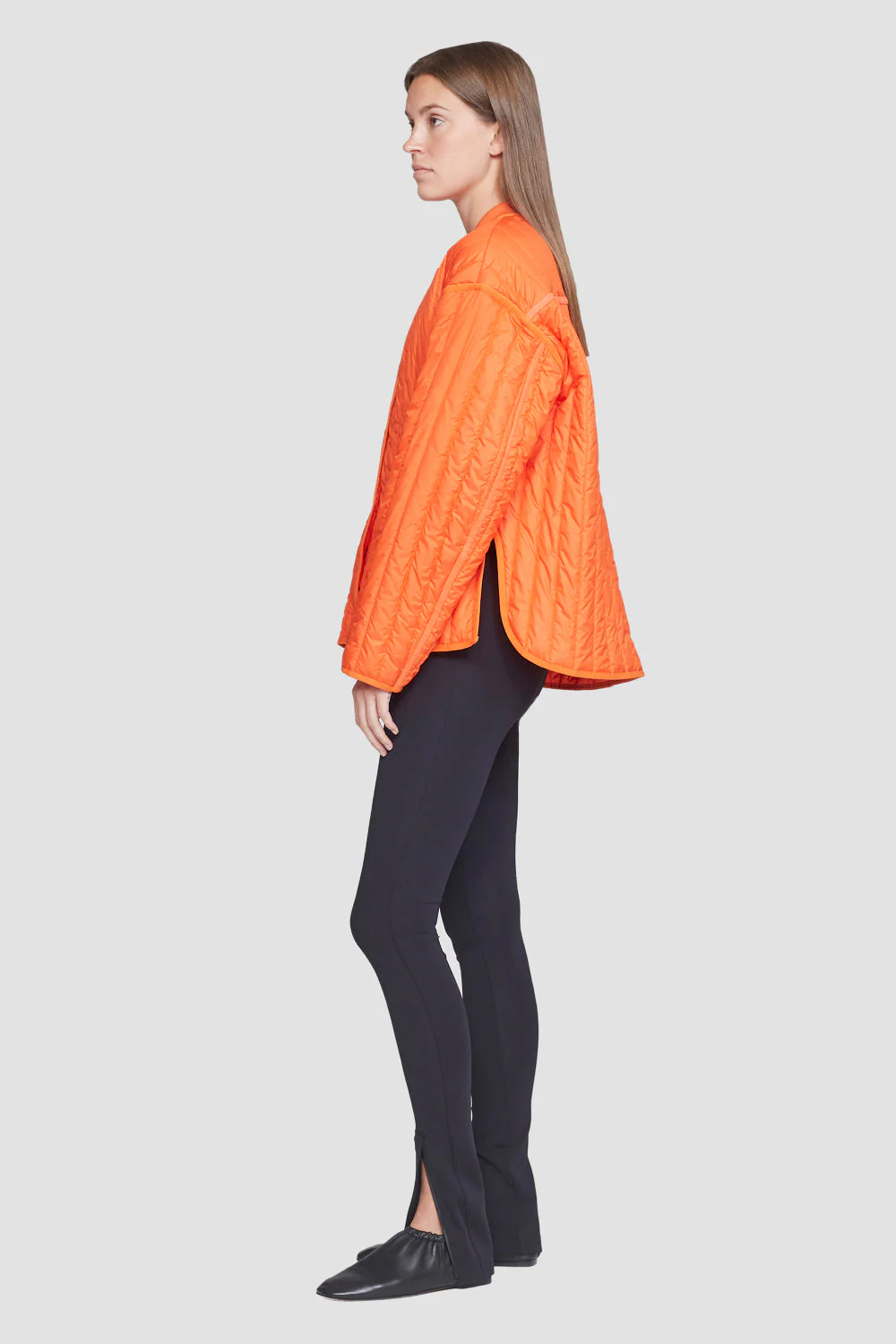 Quilted Single-Breasted Jacket - Image 10