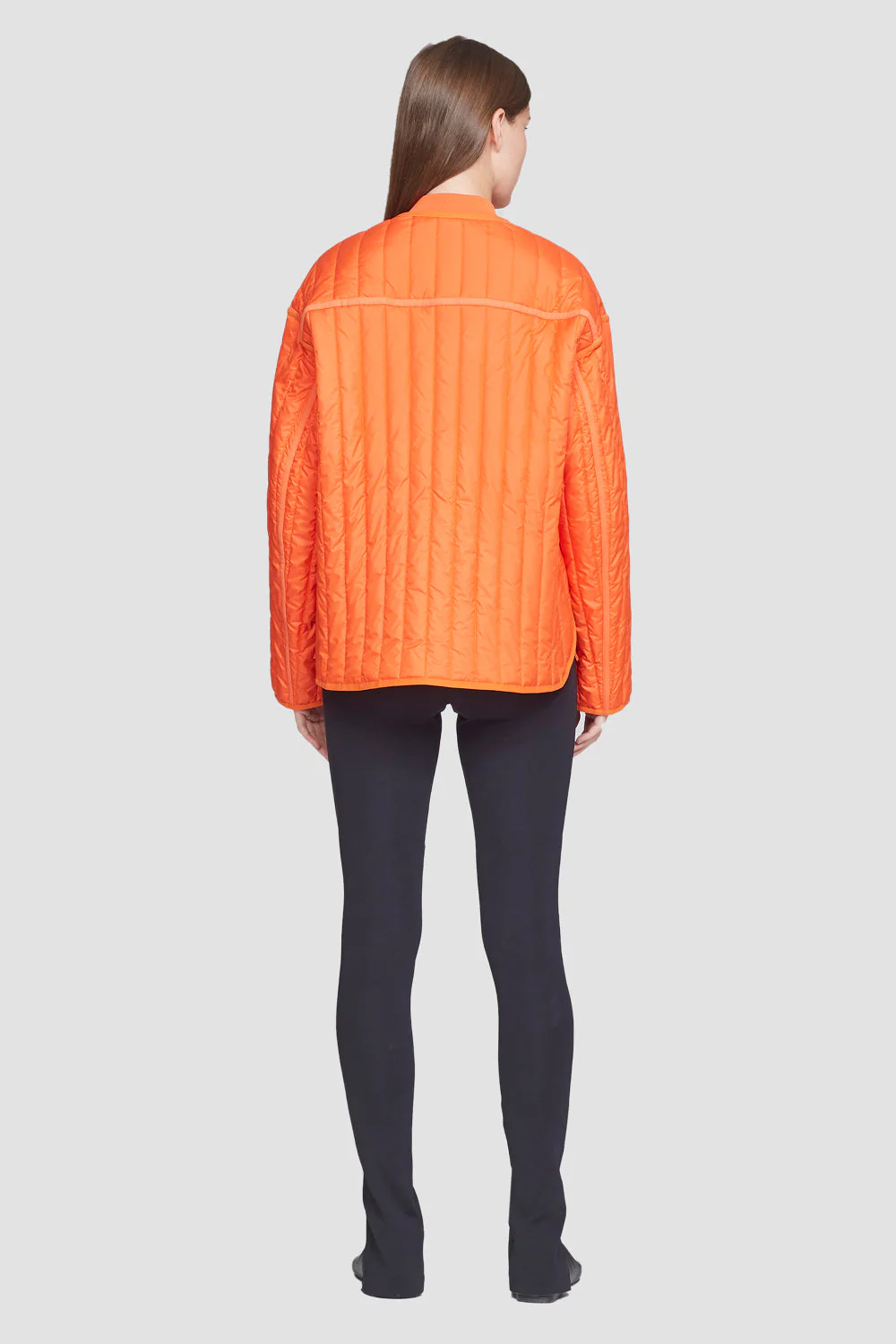 Quilted Single-Breasted Jacket - Image 11