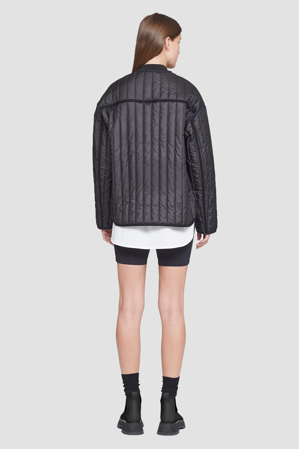 Quilted Single-Breasted Jacket - Image 4
