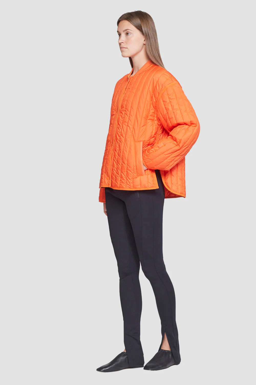 Quilted Single-Breasted Jacket - Image 9