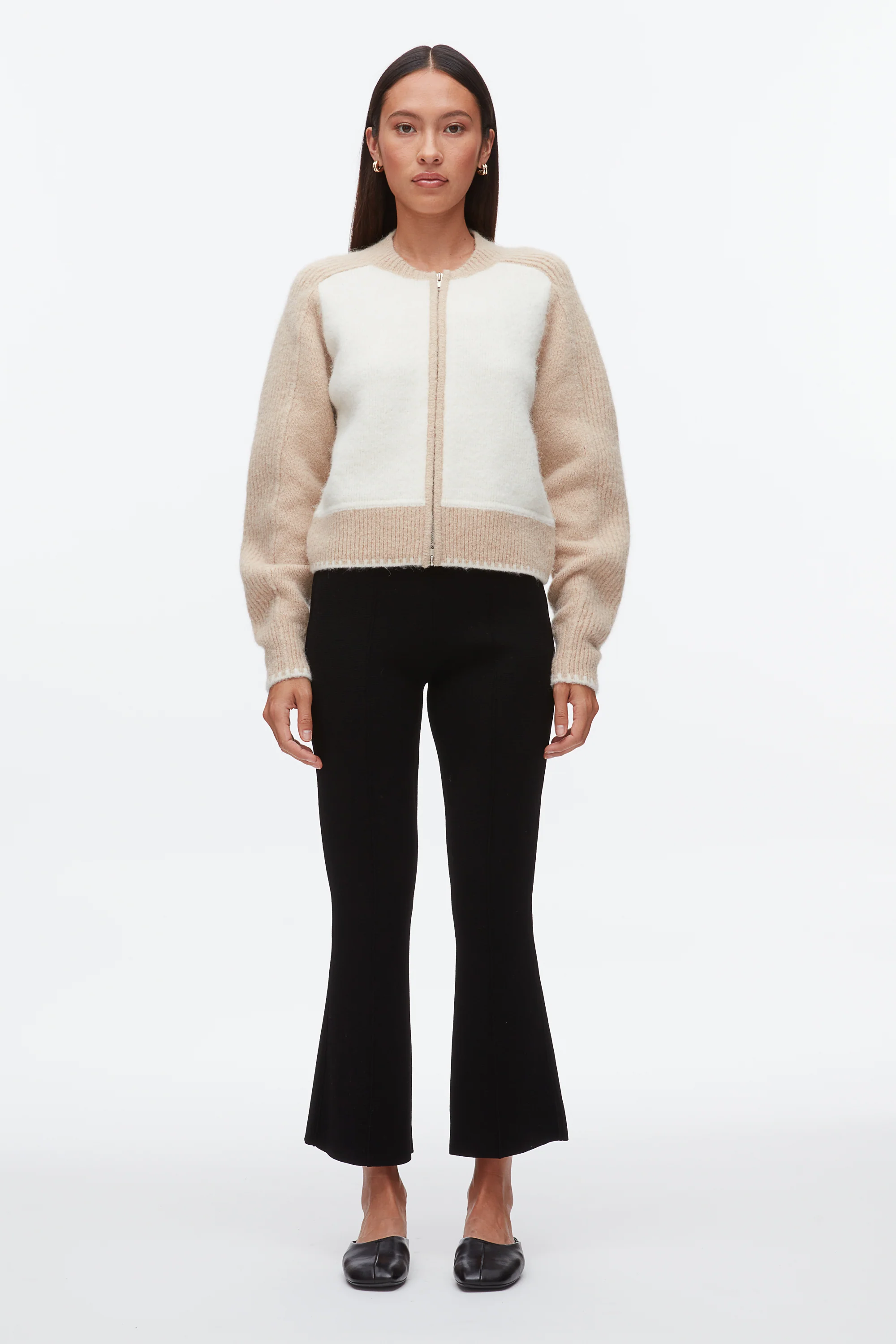 Colorblock Zip Cardigan - Image 2