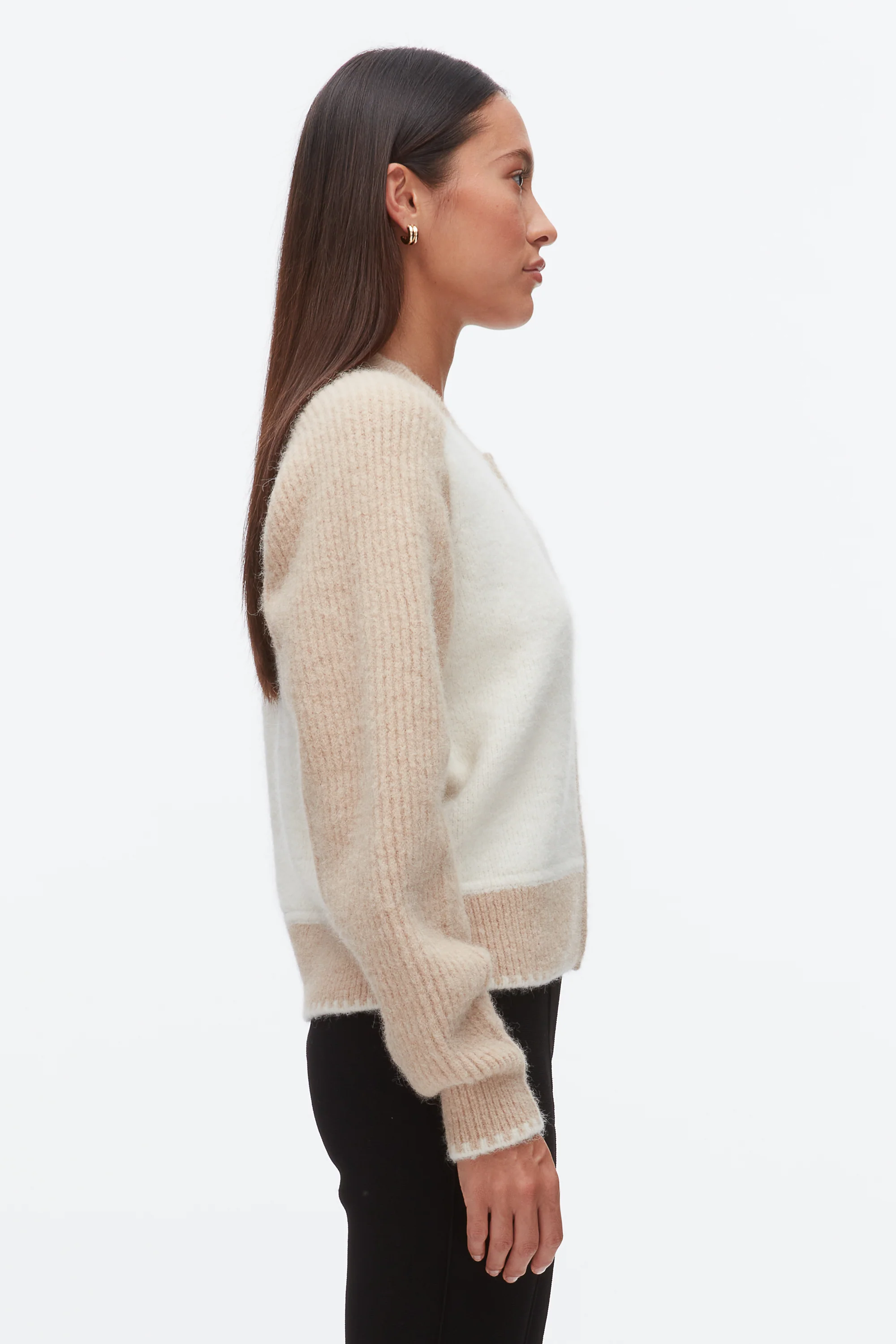 Colorblock Zip Cardigan - Image 4