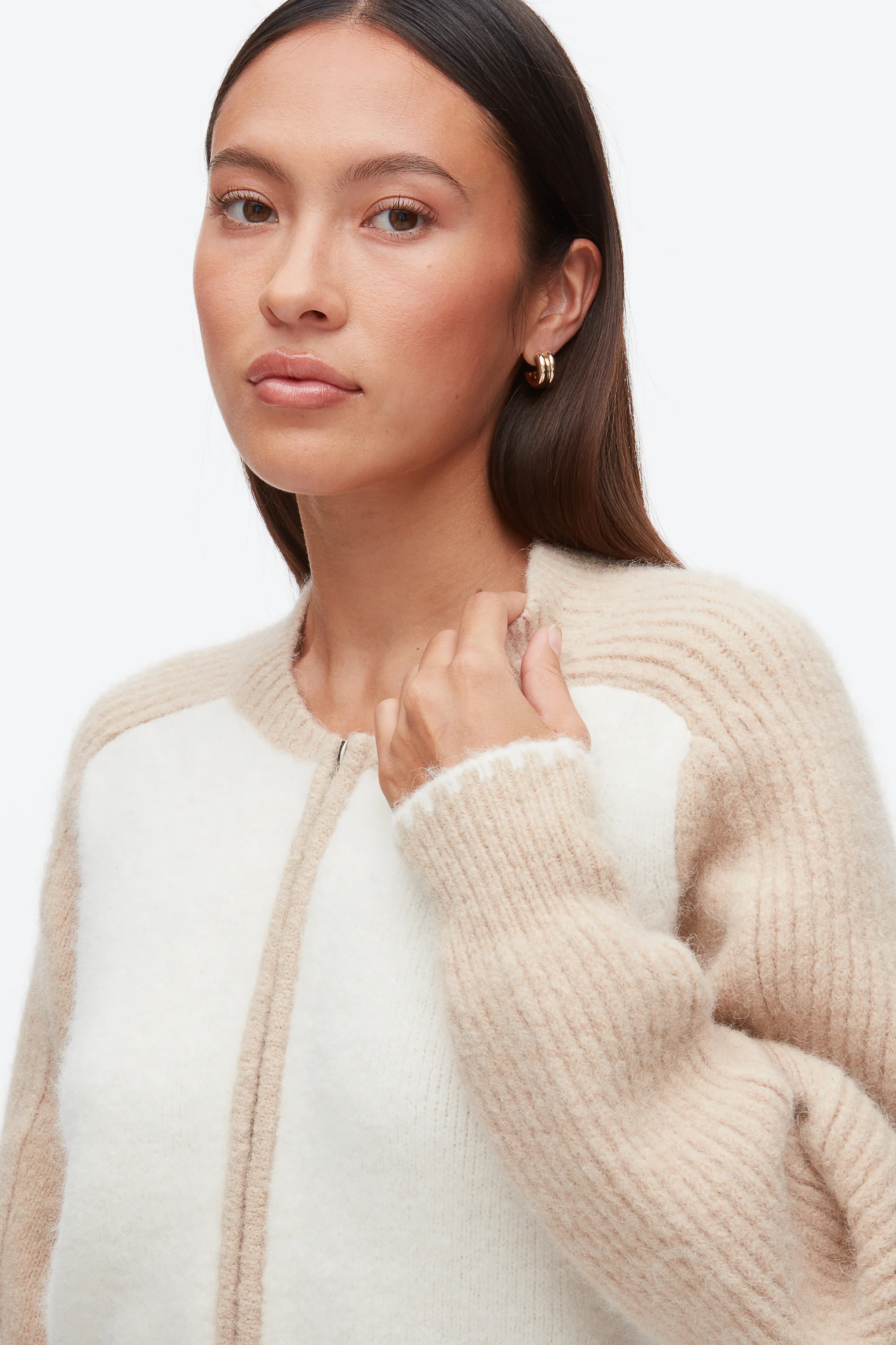 Colorblock Zip Cardigan - Image 6