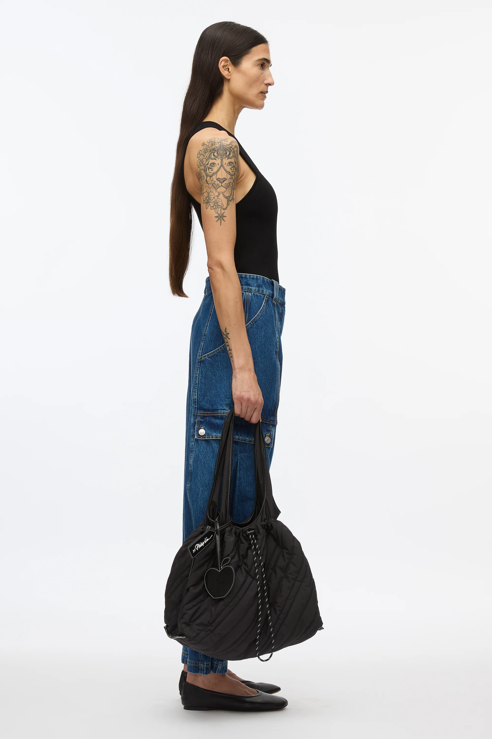 Quilted Market Tote - Image 4