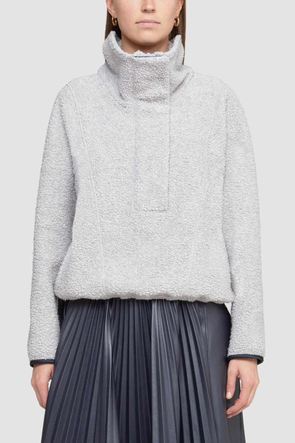 Recycled Fleece Half Zip Pullover - Image 3