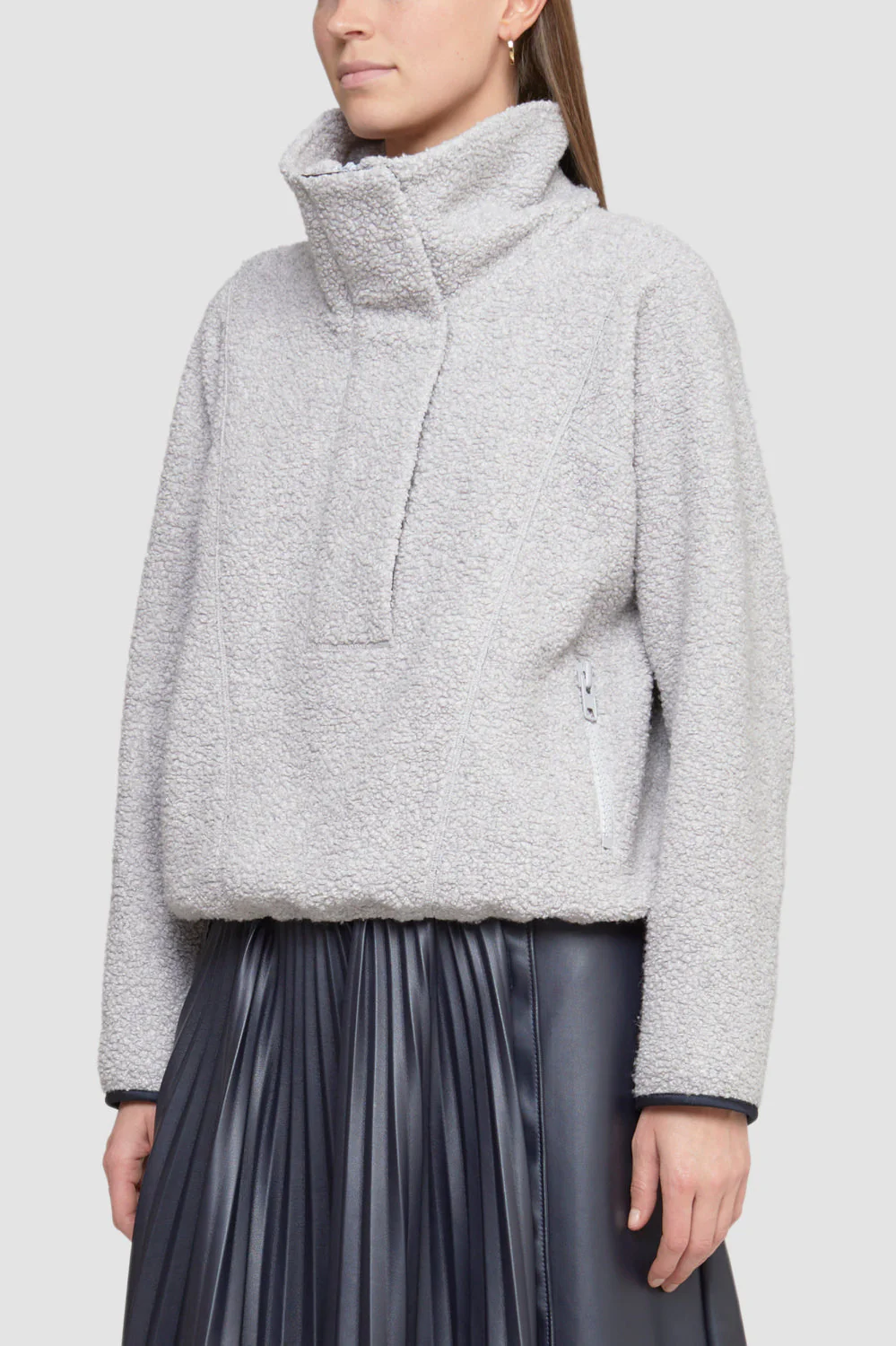 Recycled Fleece Half Zip Pullover - Image 4