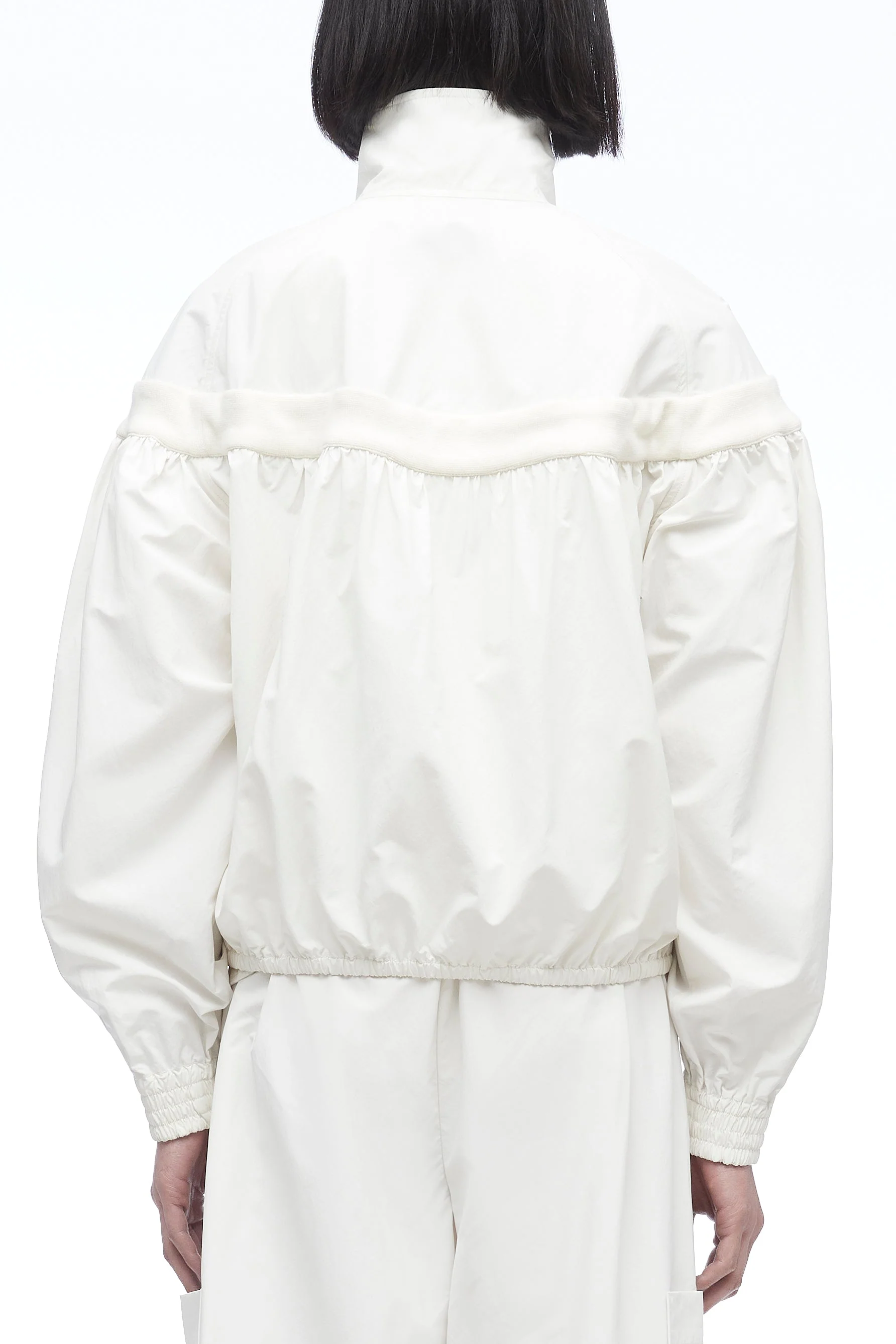 Smocked Recycled Tech Poly Jacket - Image 10