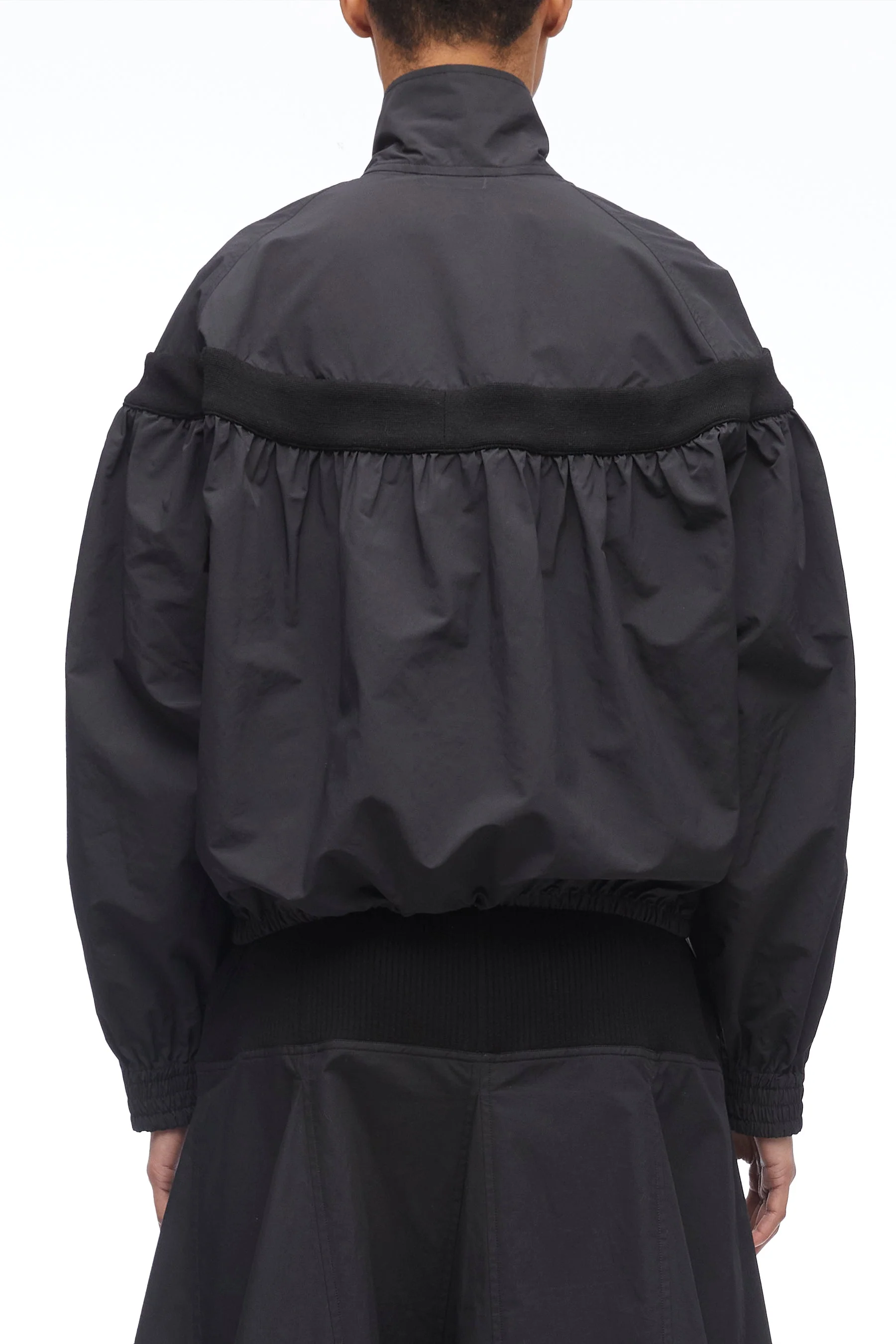 Smocked Recycled Tech Poly Jacket - Image 4