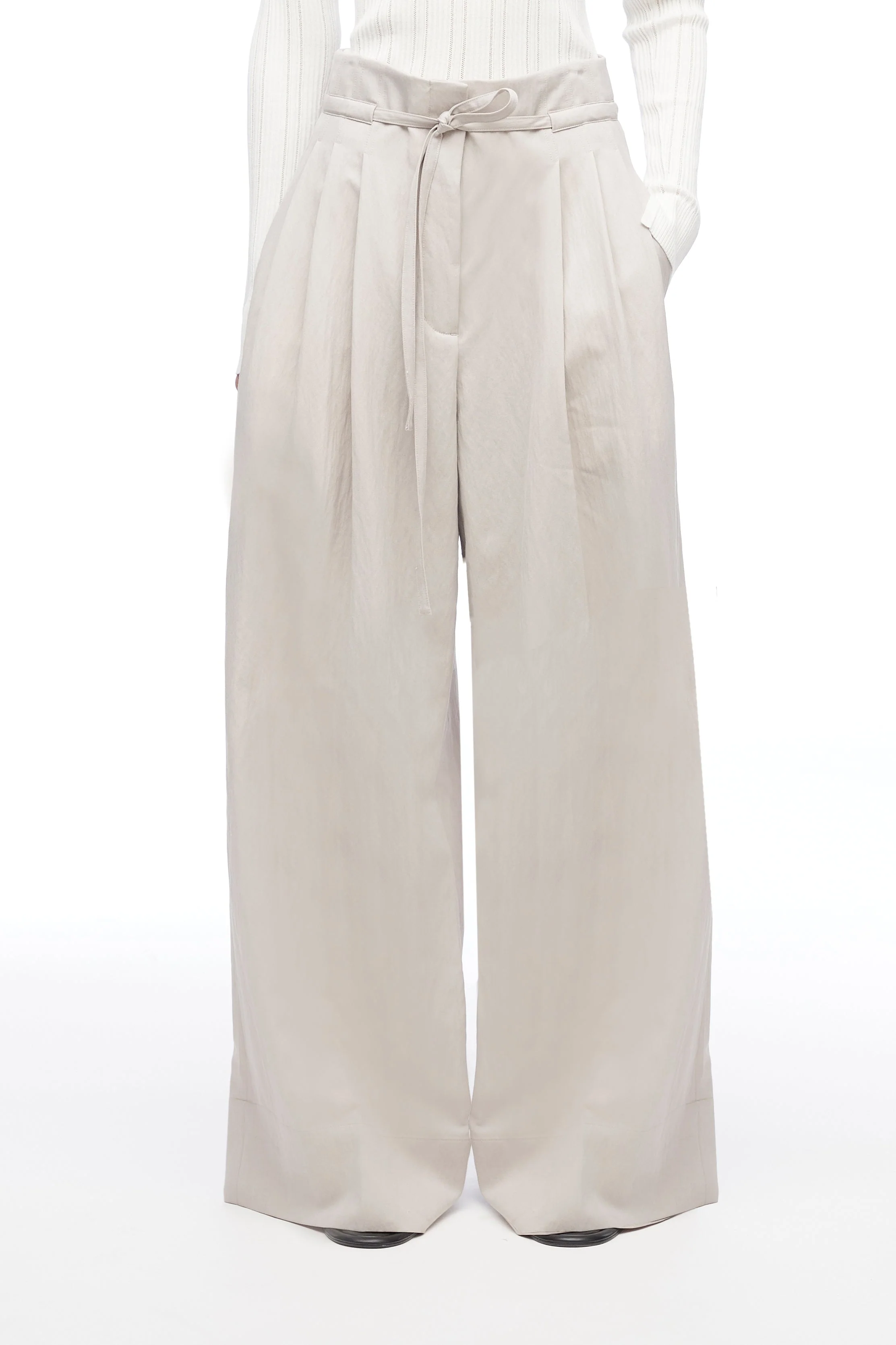 Relaxed Wool Wide-Leg Pant - Image 7