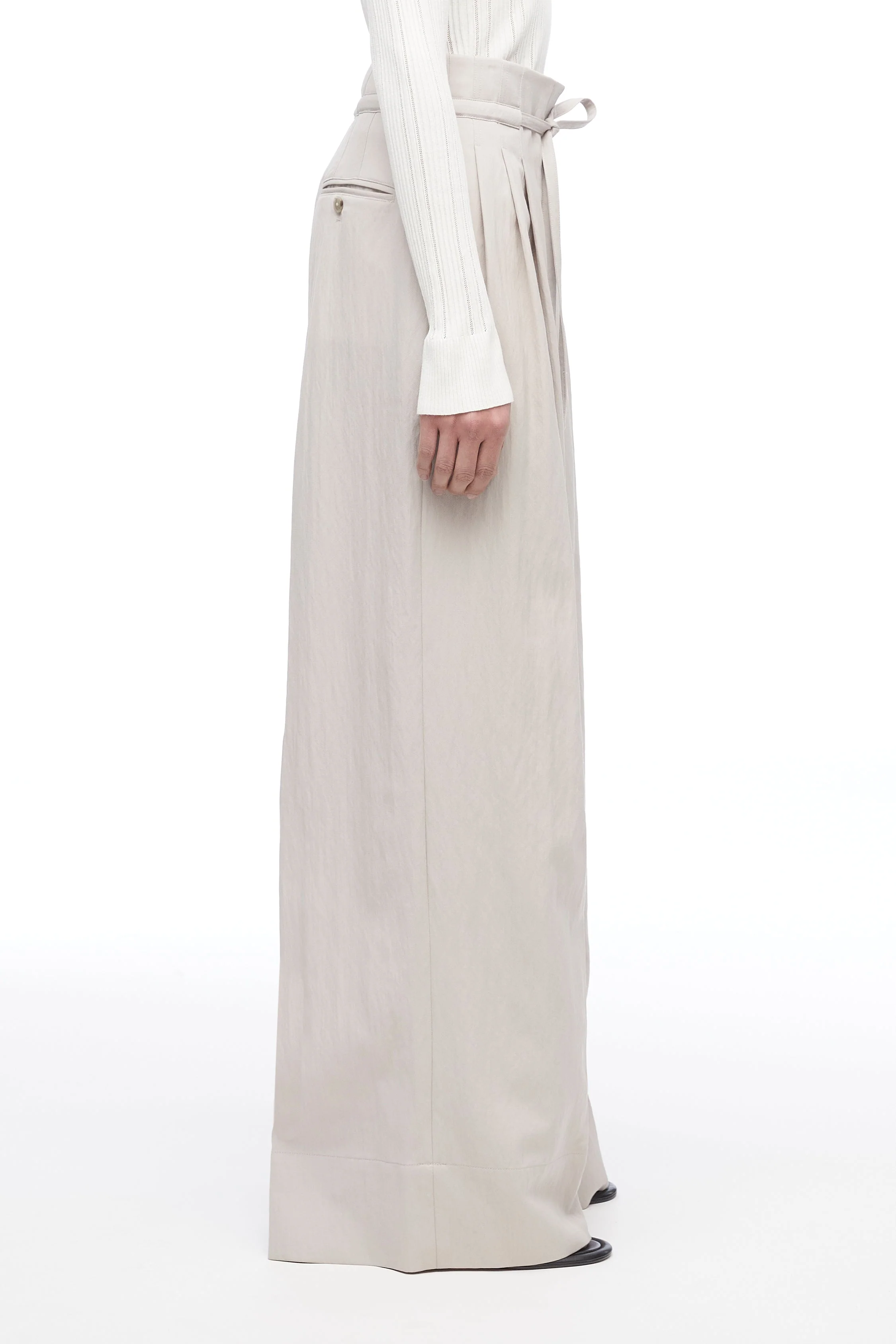 Relaxed Wool Wide-Leg Pant - Image 8