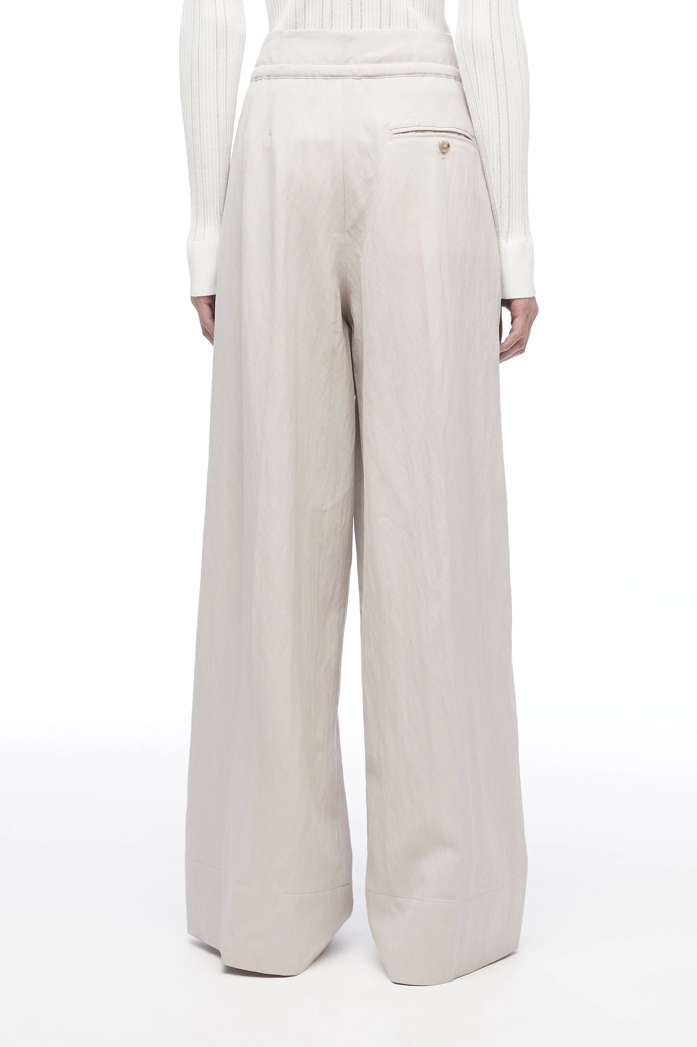 Relaxed Wool Wide-Leg Pant - Image 9