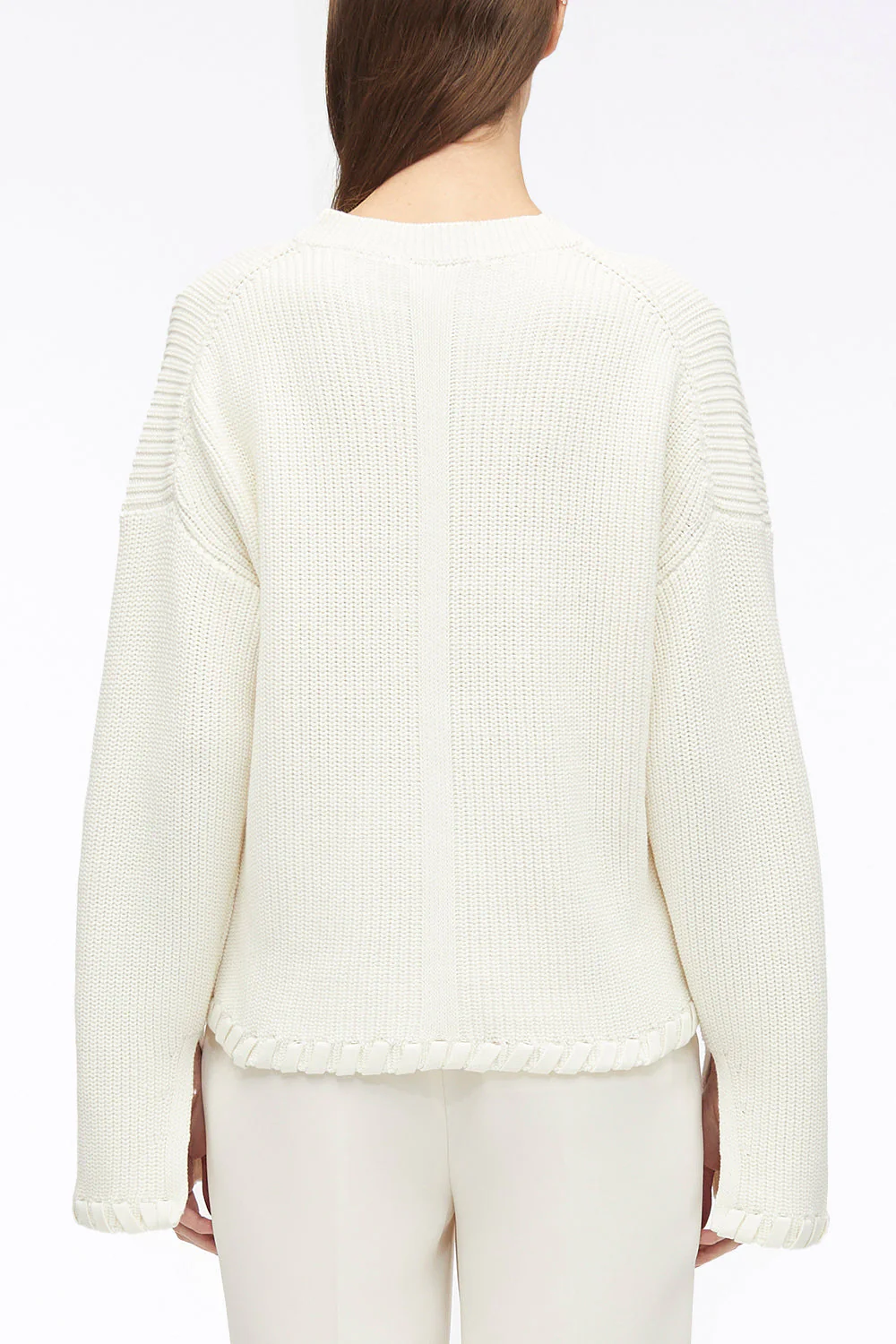 Ribbed V-Neck Jumper - Image 14