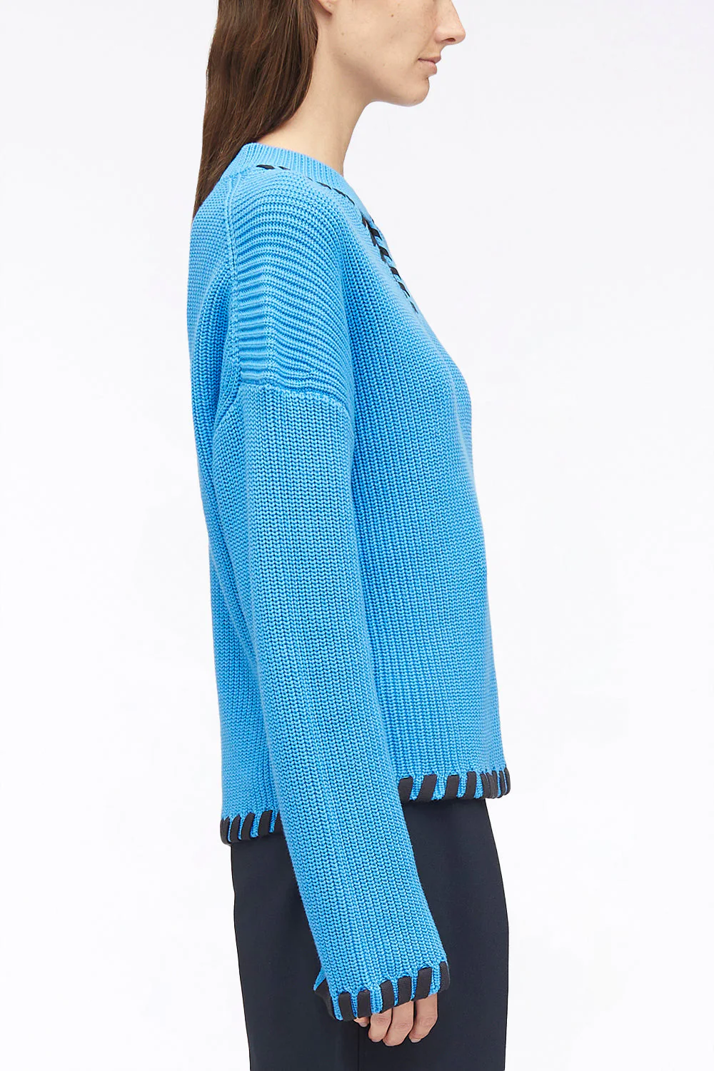 Ribbed V-Neck Jumper - Image 8