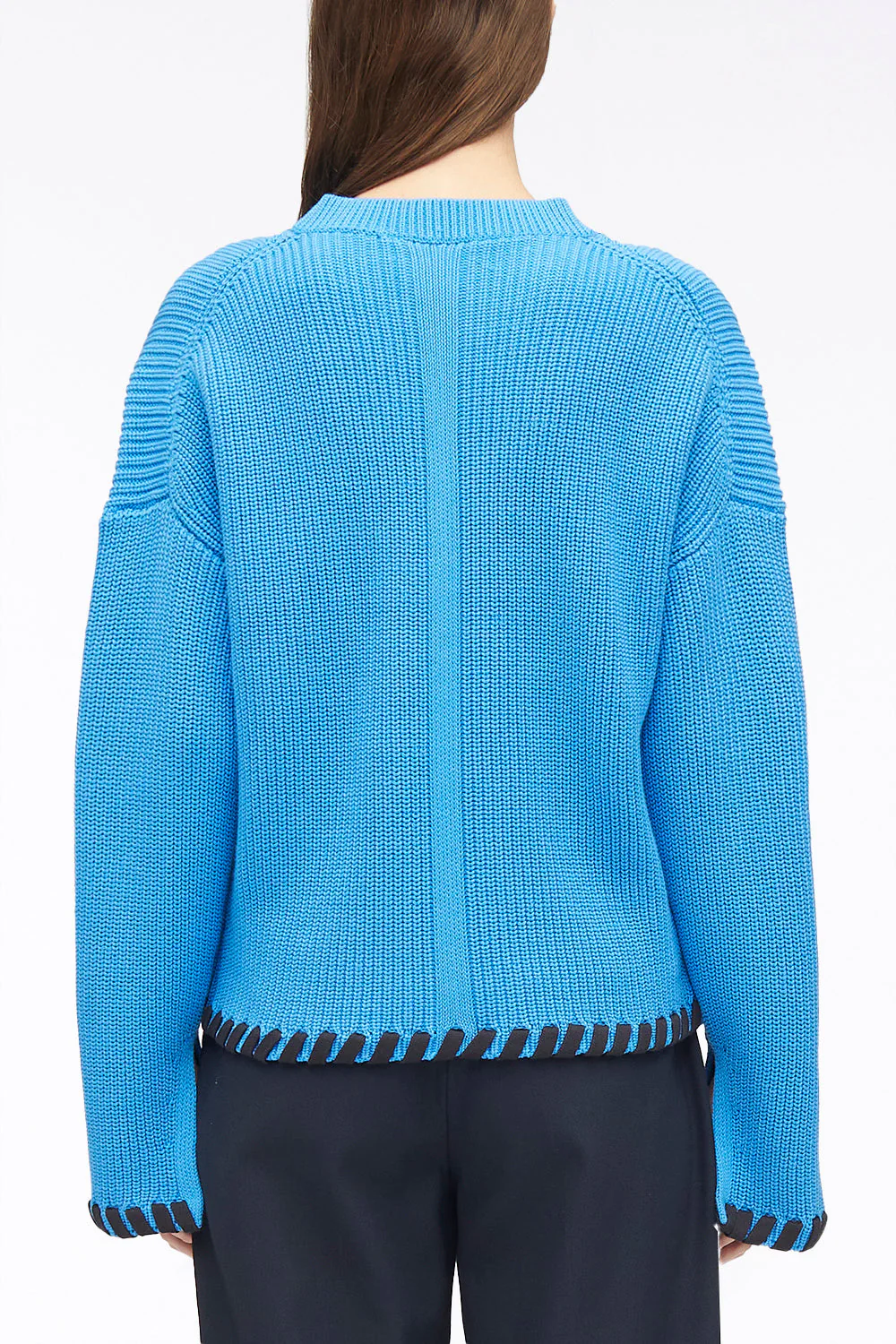 Ribbed V-Neck Jumper - Image 9
