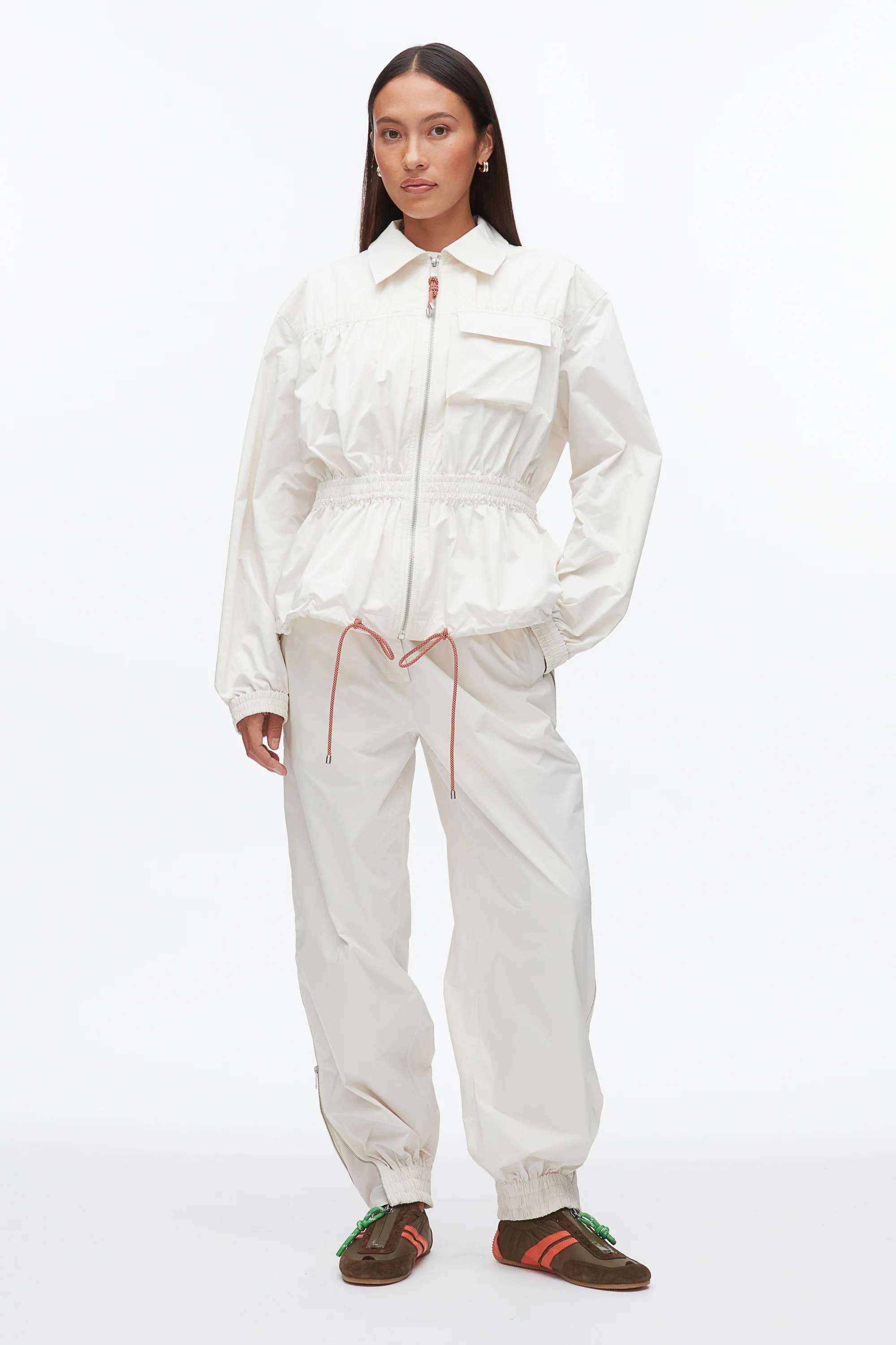 Ripstop Ruched Jacket