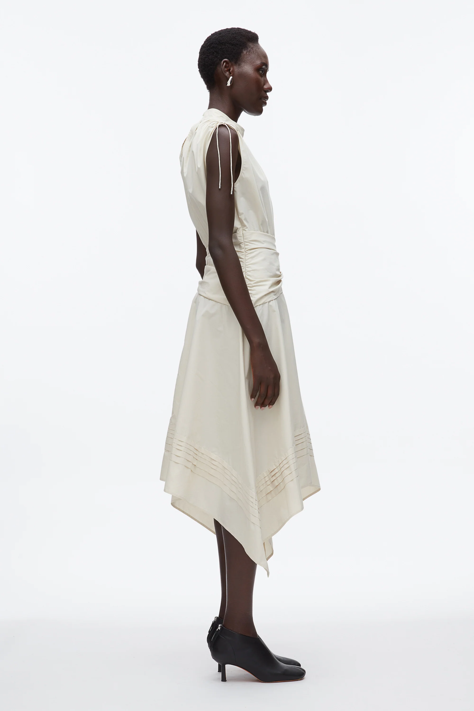 Ruched Handkerchief Dress - Image 3