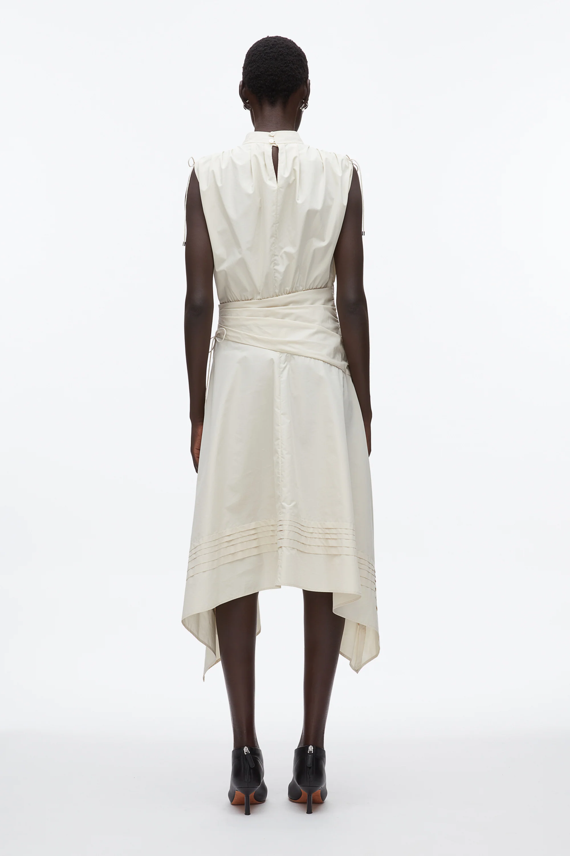Ruched Handkerchief Dress - Image 4