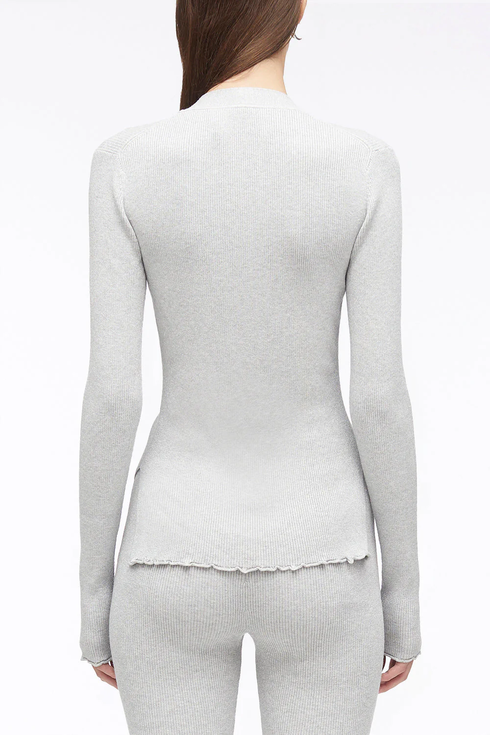 Long Sleeve Wool Cardigan - Image 4