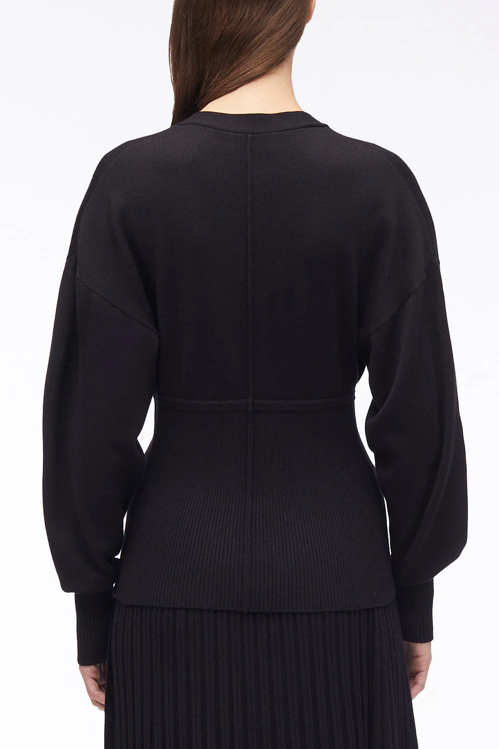 Long Sleeve Wool Cardigan - Image 9