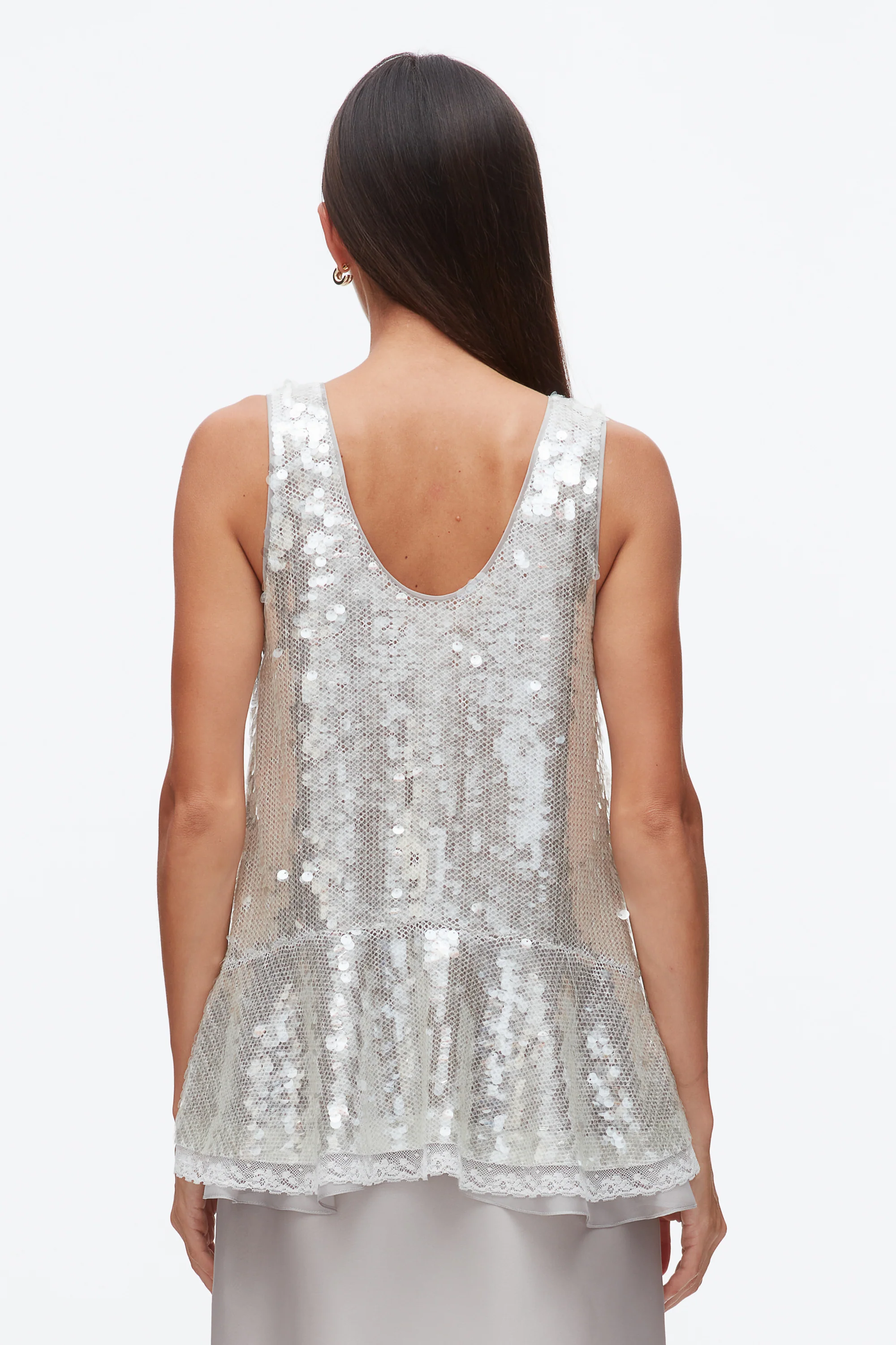 Sequin Tank with Bows - Image 6