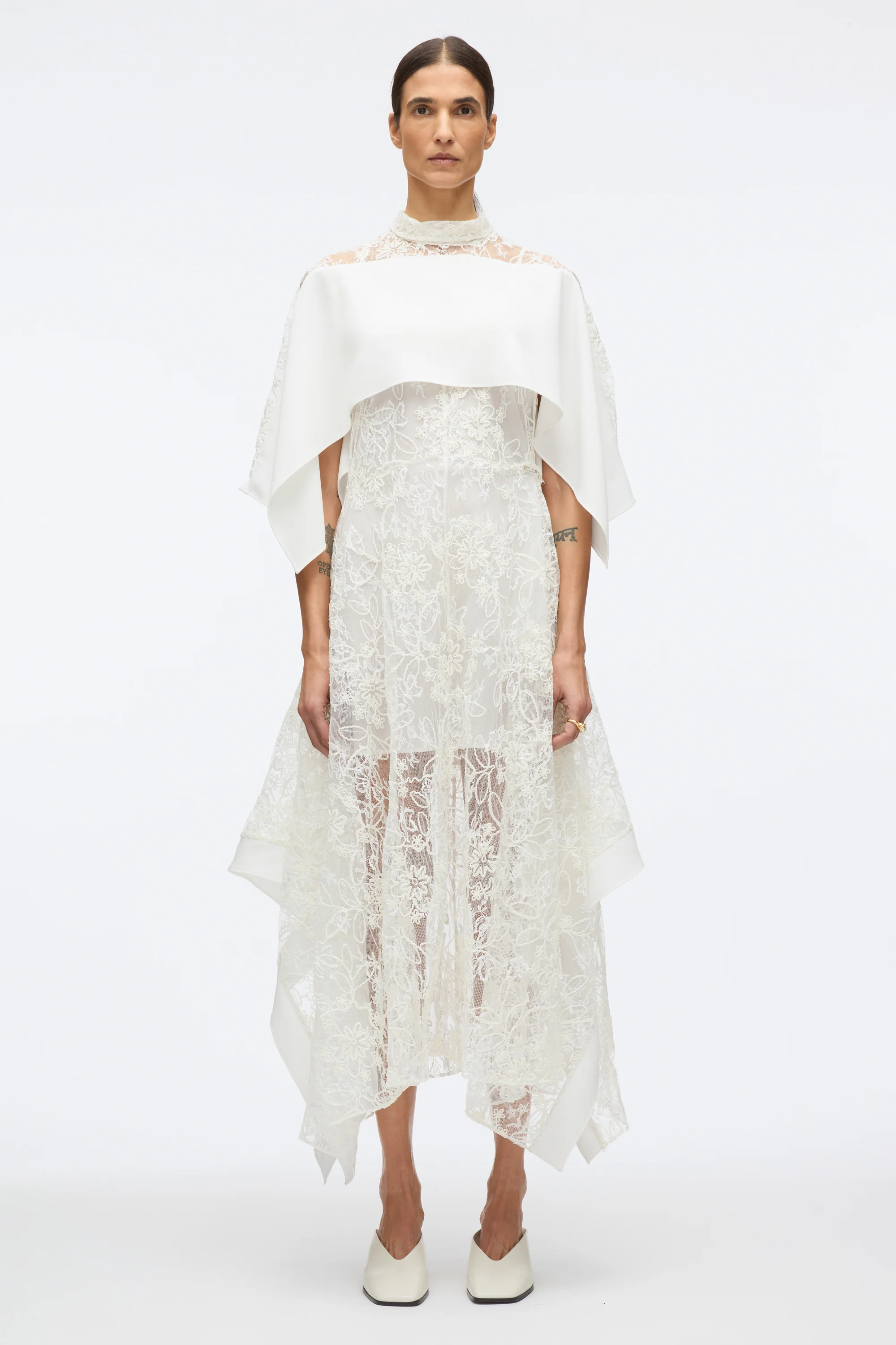 Sequin Lace Flounce Maxi Dress - Image 6