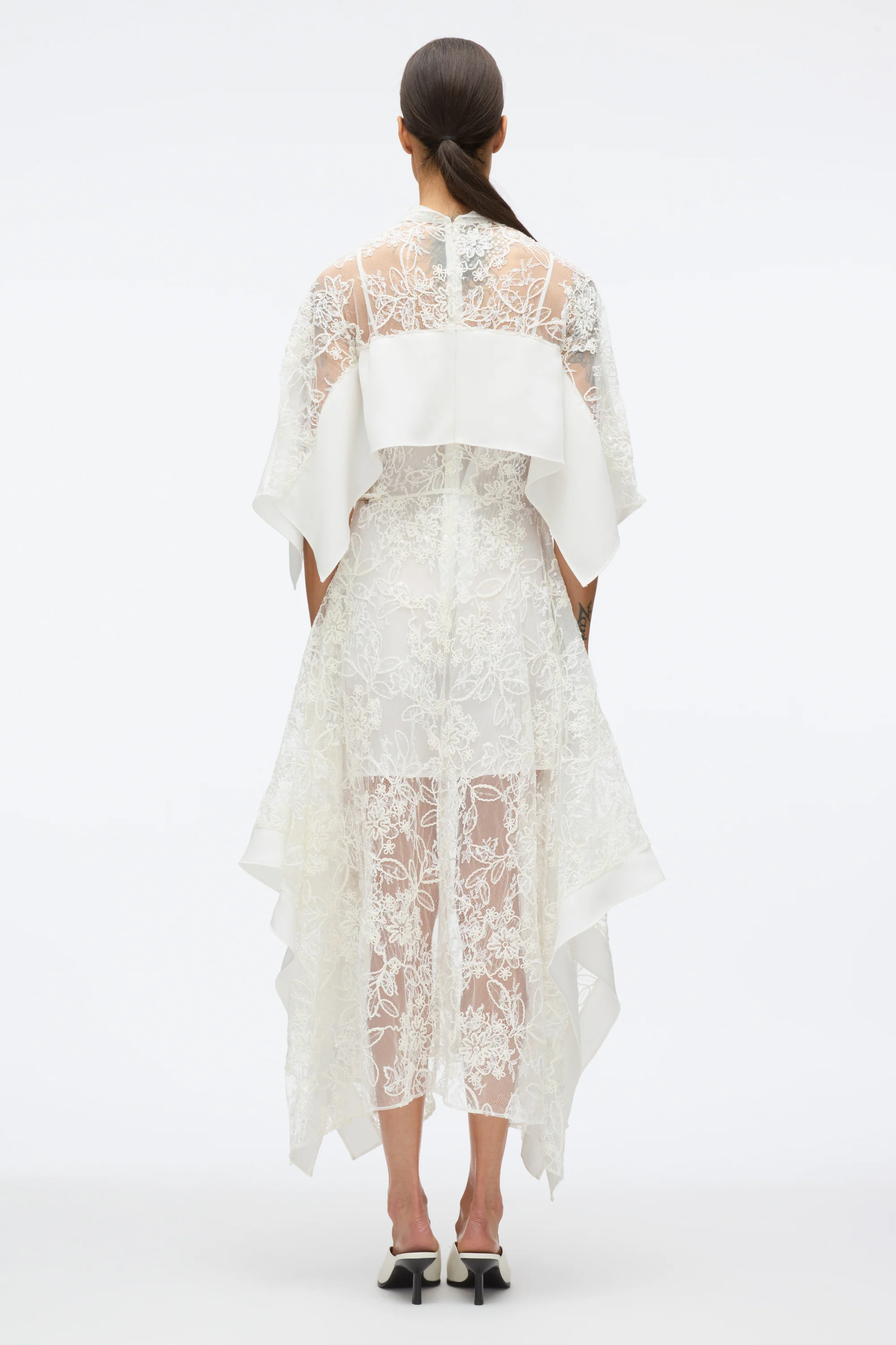 Sequin Lace Flounce Maxi Dress - Image 8