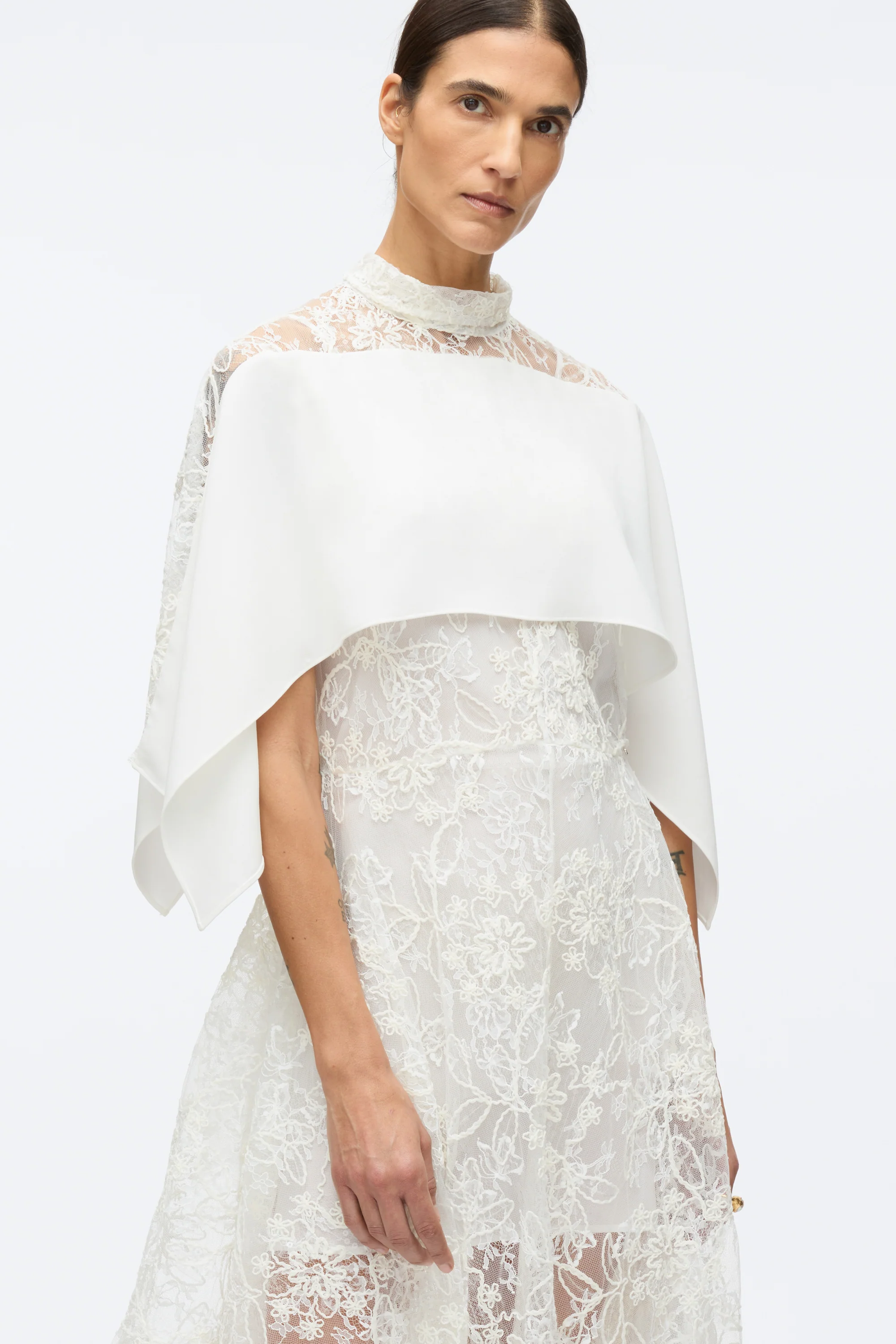 Sequin Lace Flounce Maxi Dress - Image 9