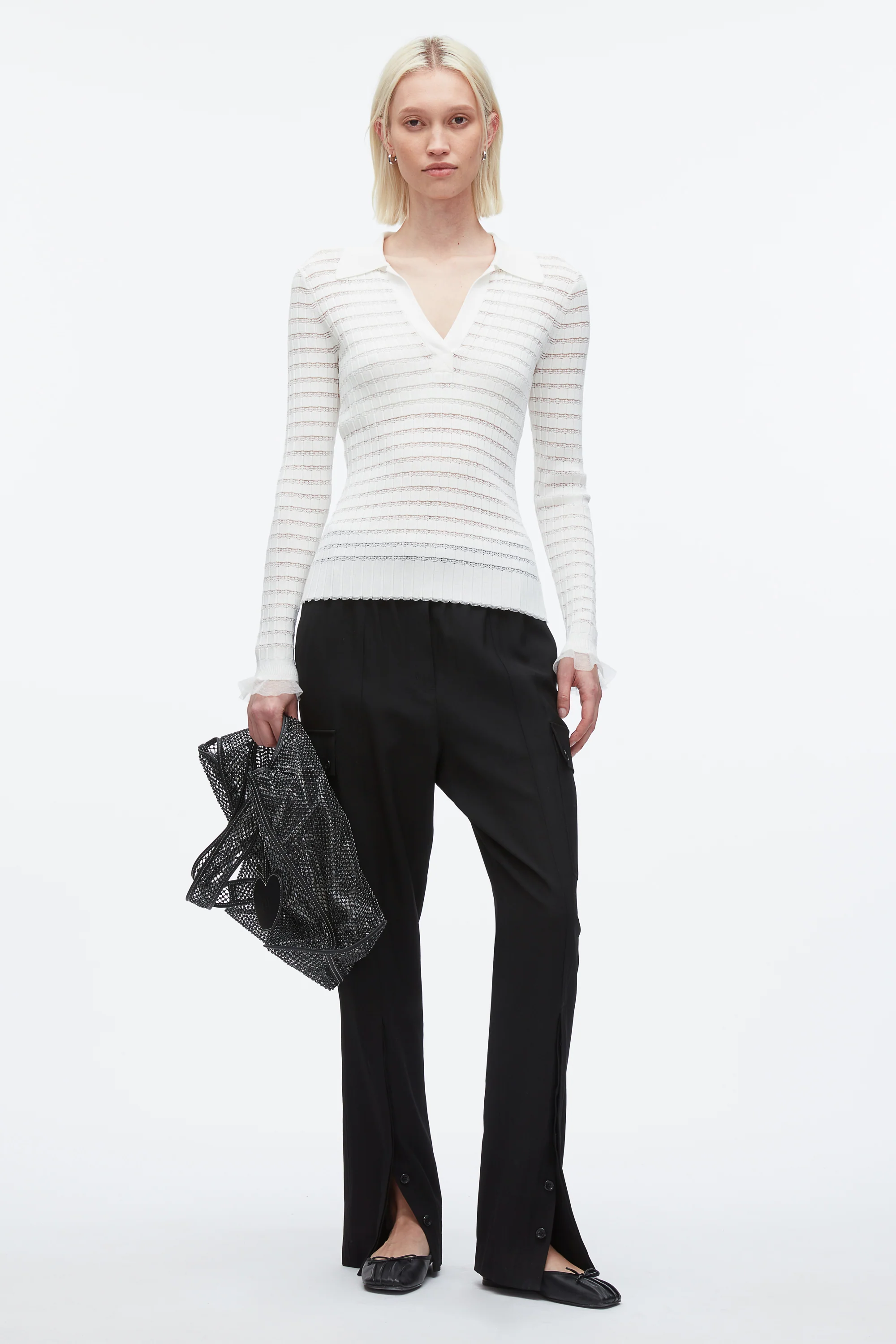Shadow Stripe Pullover Polo - Image 7