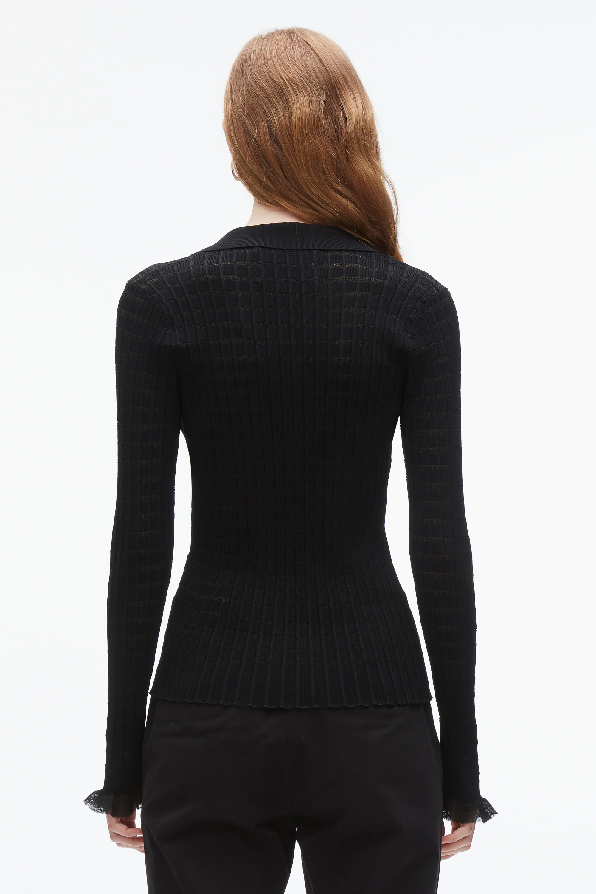 Shadow Stripe Pullover Polo - Image 5