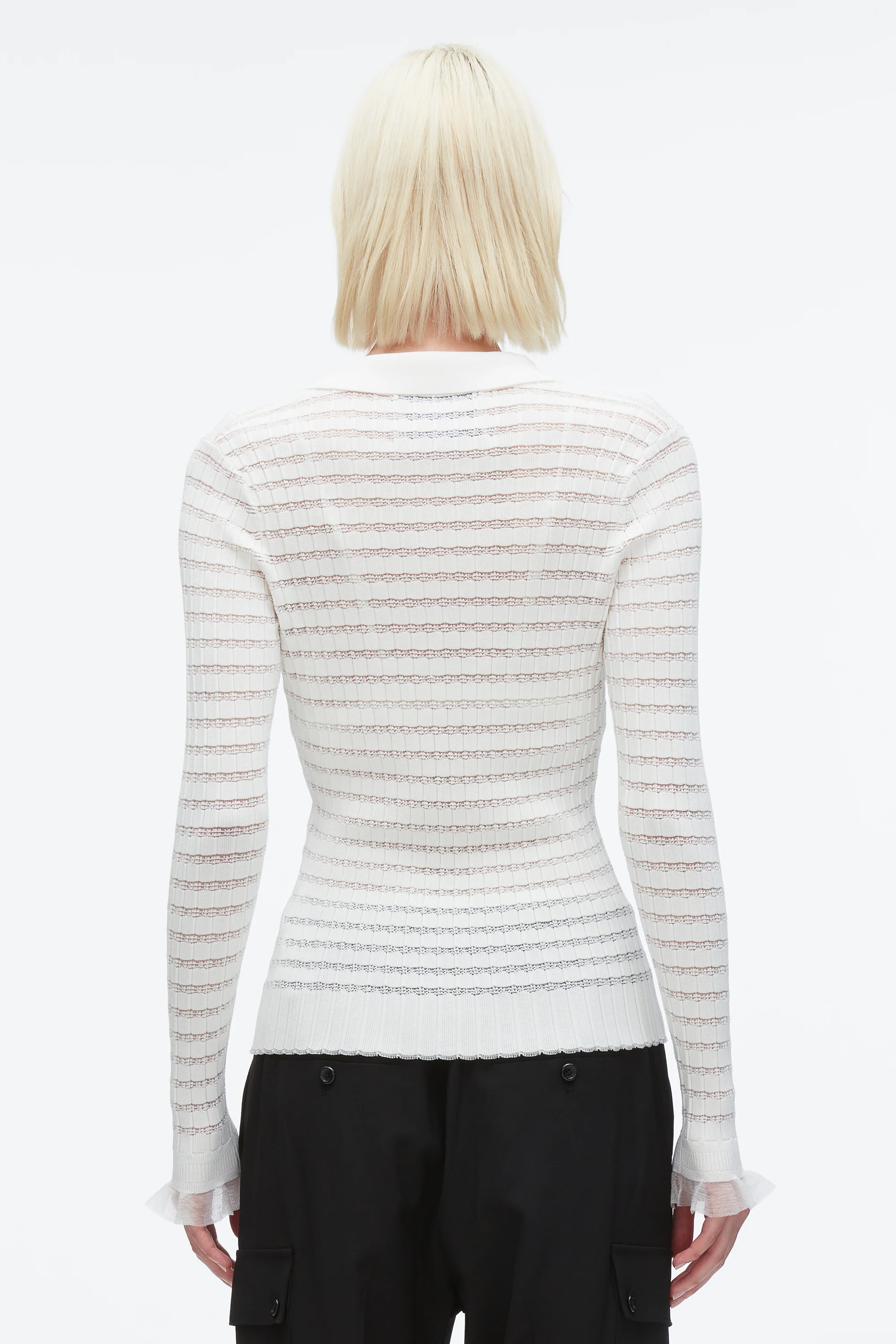 Shadow Stripe Pullover Polo - Image 11
