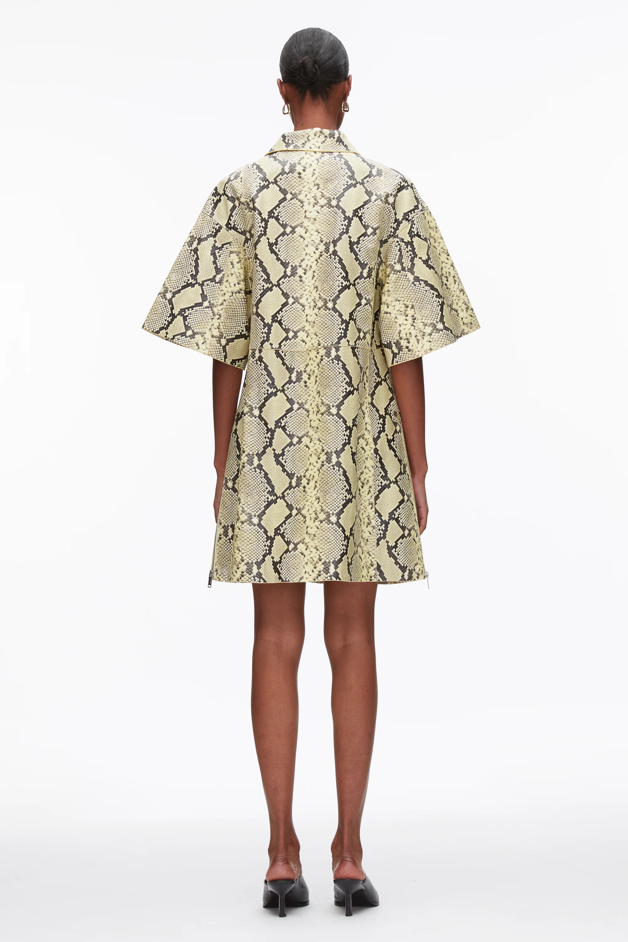 Shift Shirt Dress with Button Placket - Image 4