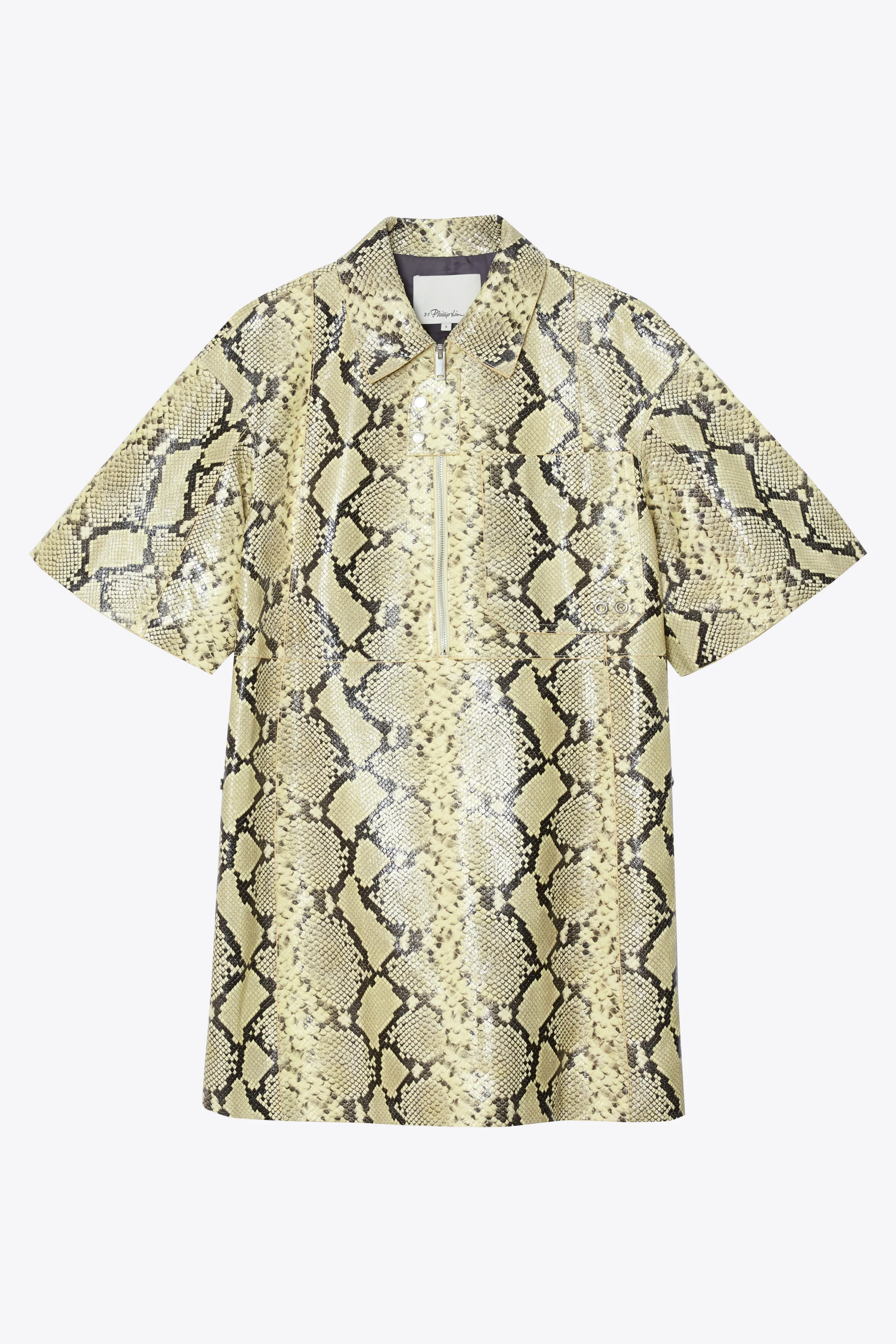 Shift Shirt Dress with Button Placket - Image 7