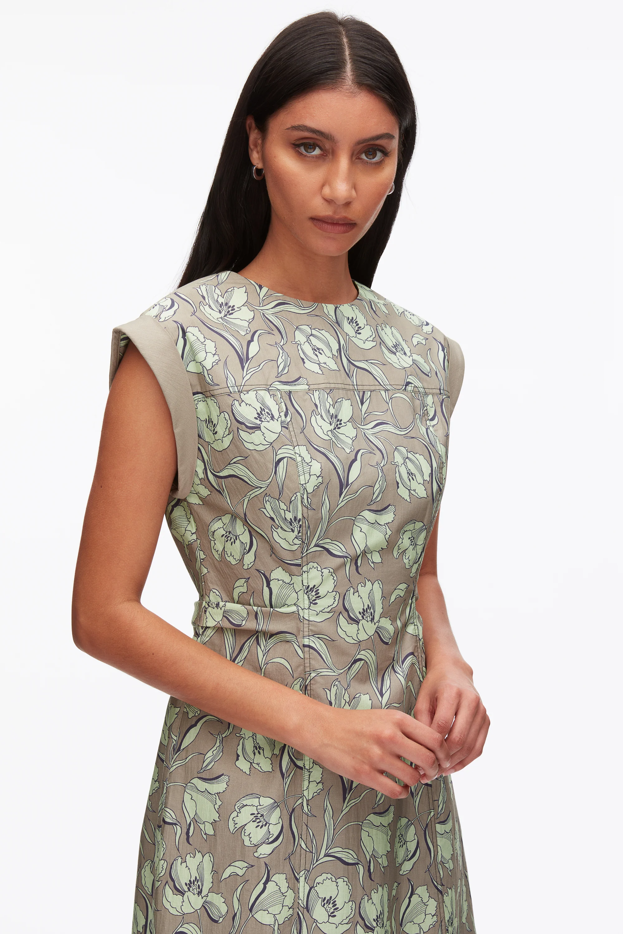 Short Sleeve Floral Mini Dress - Image 7