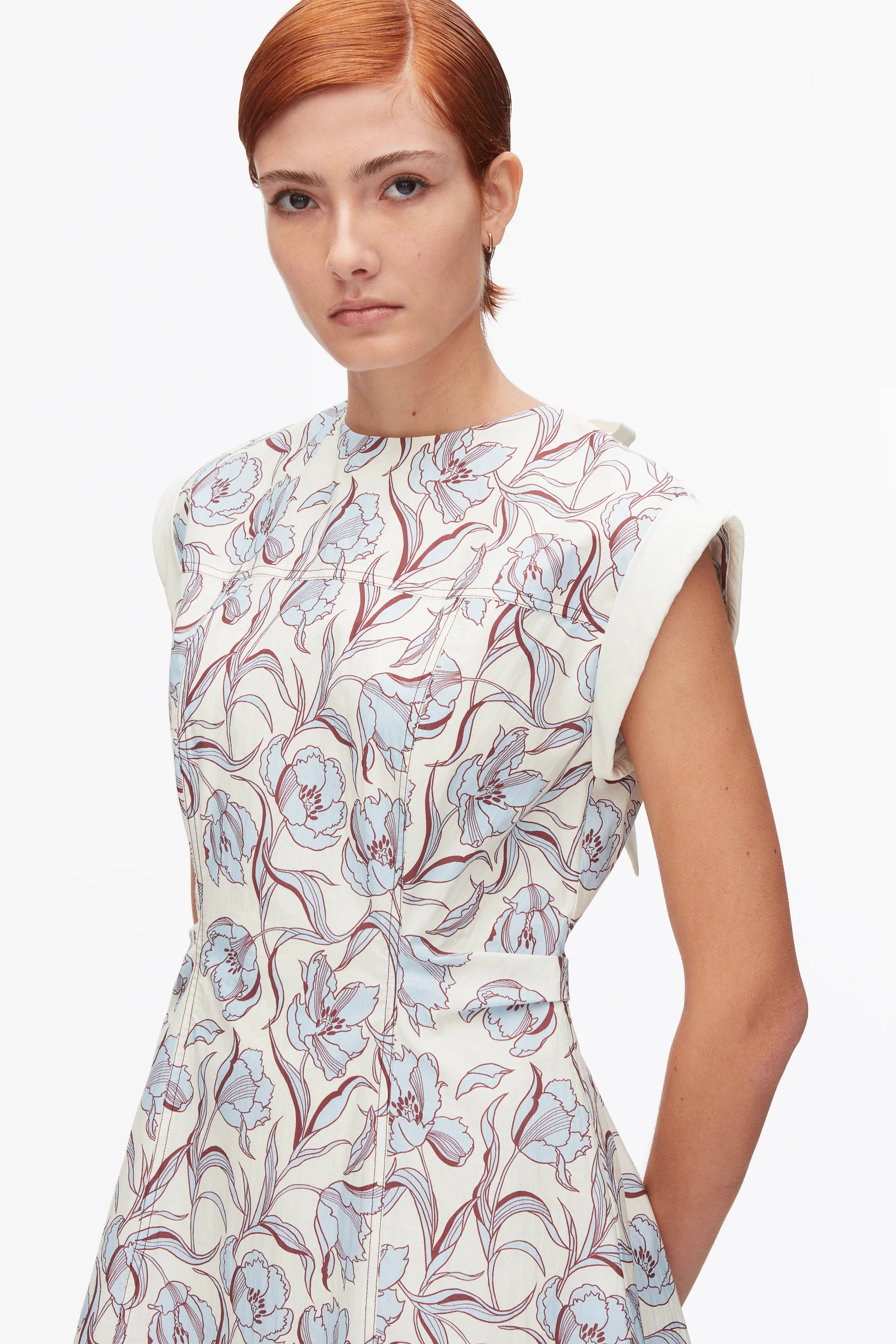 Short Sleeve Floral Mini Dress - Image 14