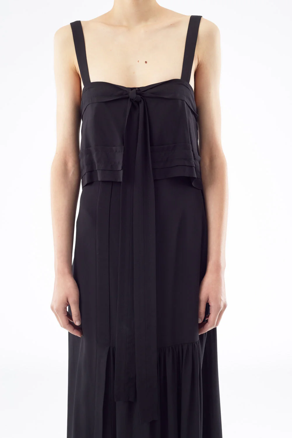 Silk Gown With Ties - Image 2
